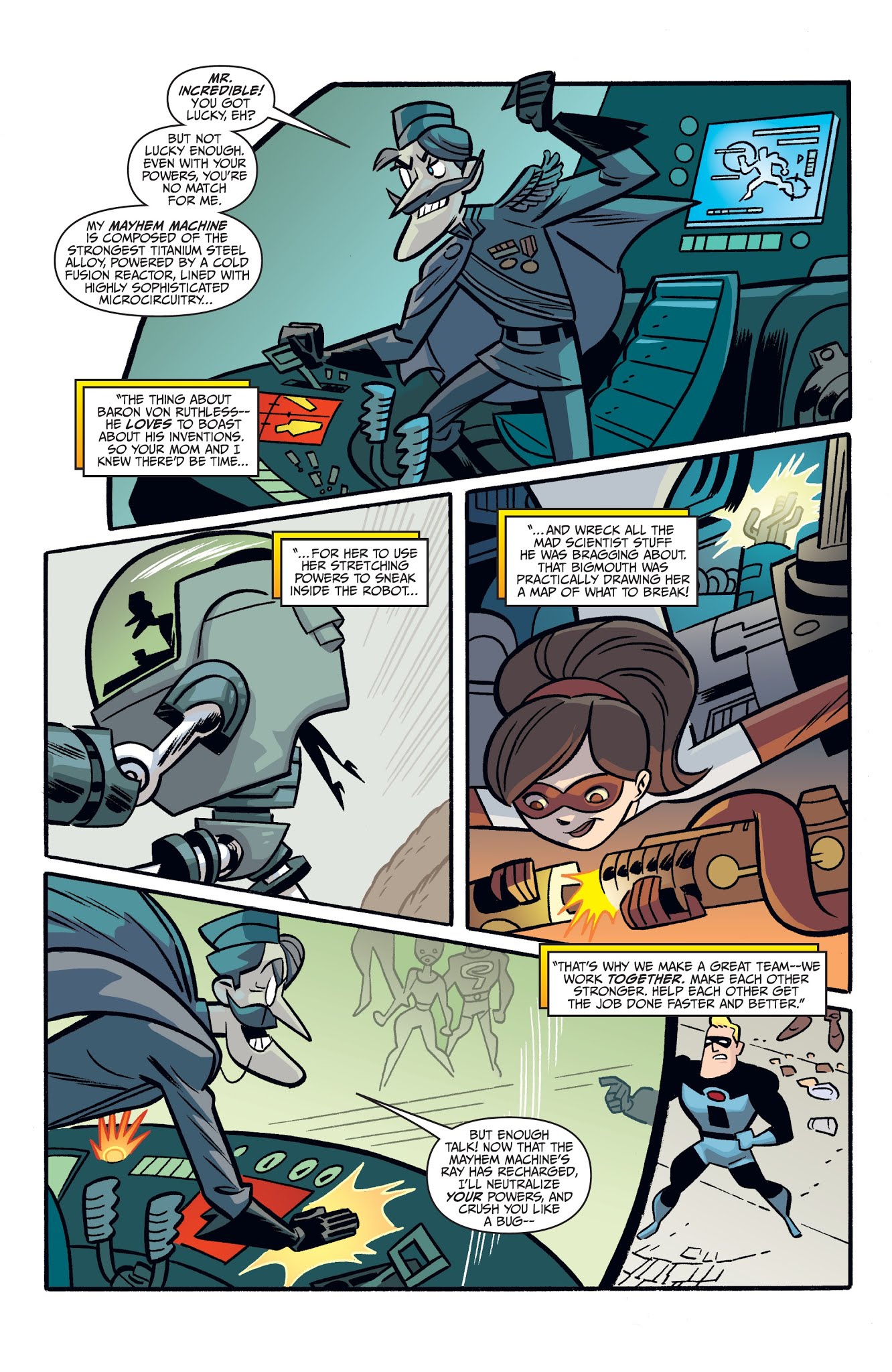 Read online Disney / Pixar The Incredibles 2: Crisis In Mid-Life! & Other Stories comic -  Issue #3 - 18