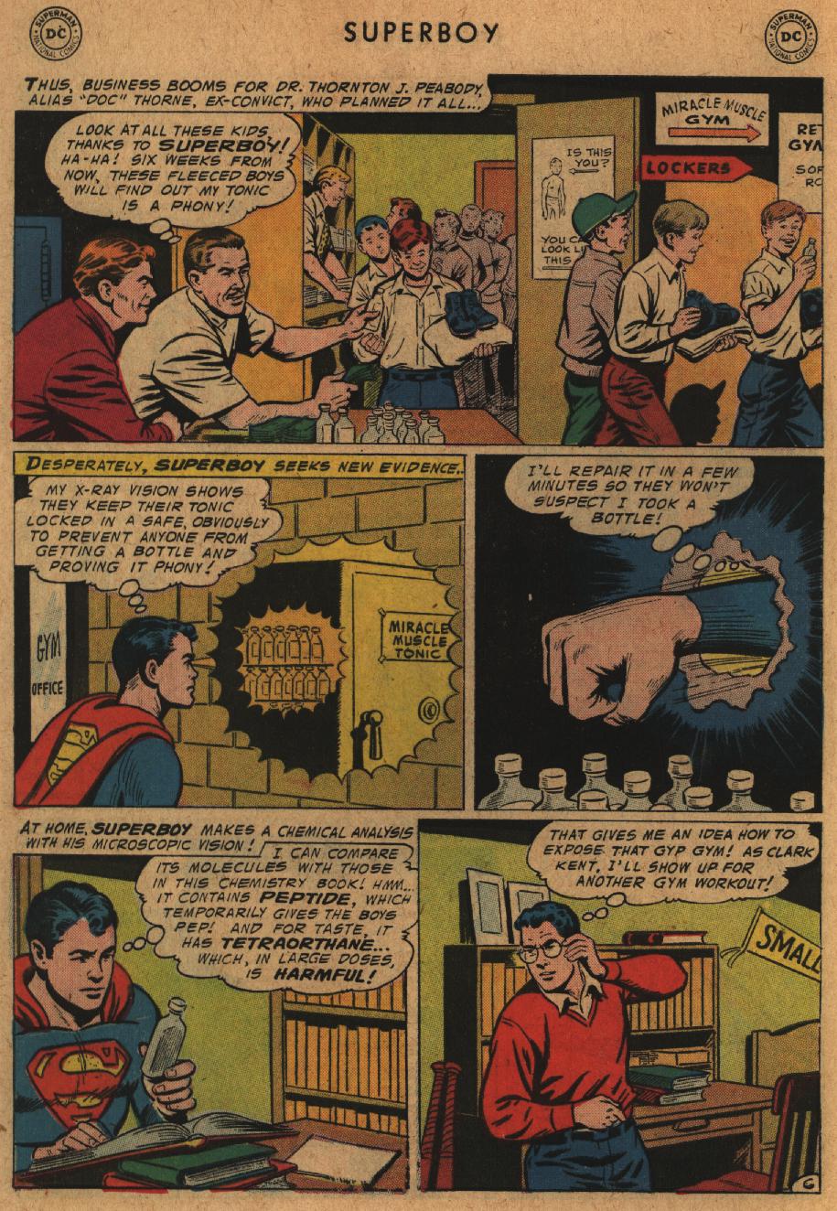 Read online Superboy (1949) comic -  Issue #57 - 7