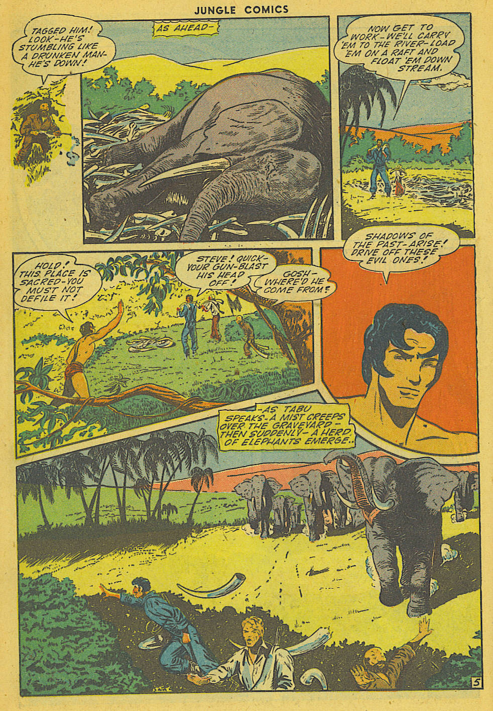 Read online Jungle Comics comic -  Issue #62 - 34