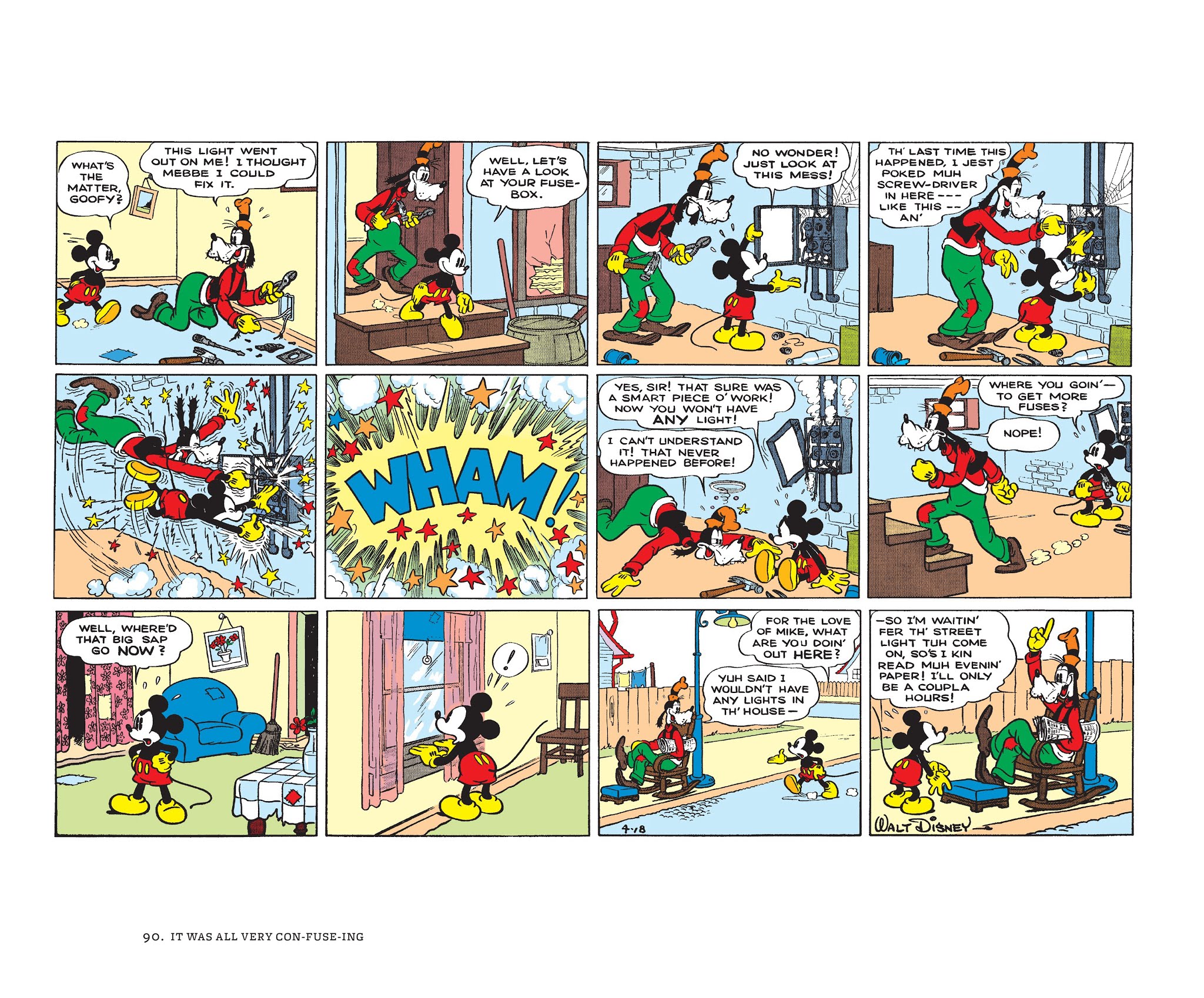 Read online Walt Disney's Mickey Mouse Color Sundays comic -  Issue # TPB 2 (Part 1) - 90