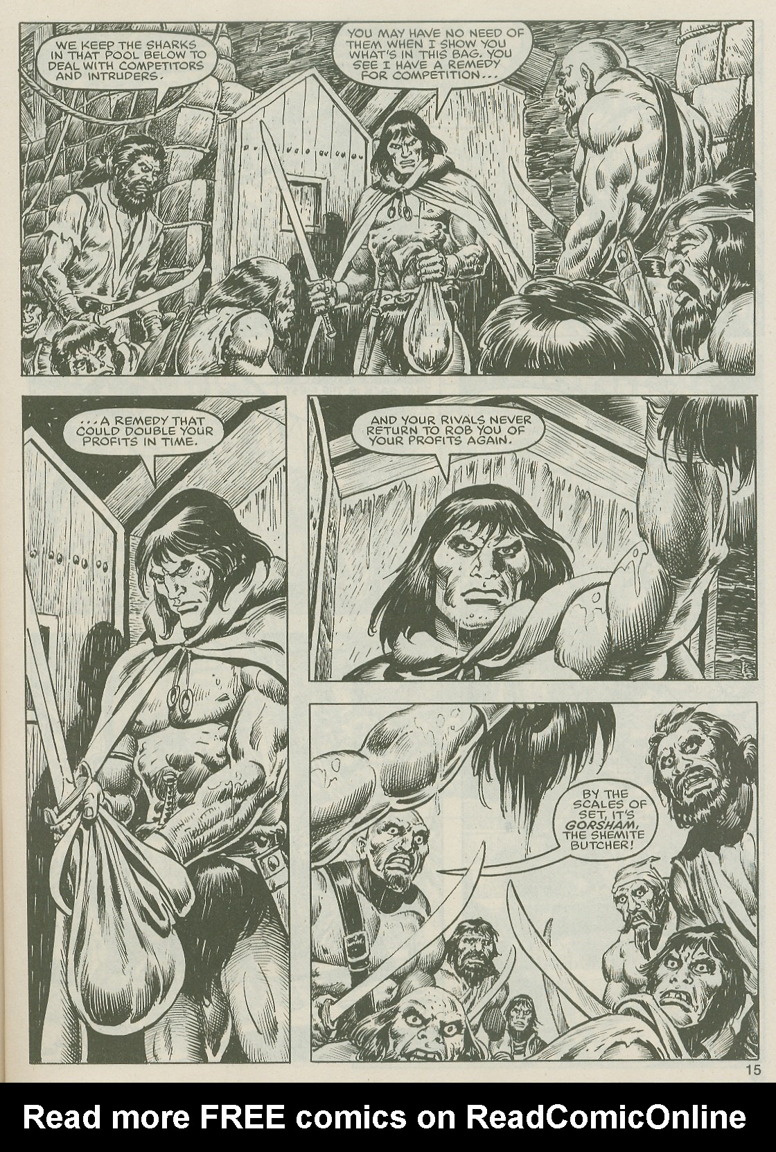 Read online The Savage Sword Of Conan comic -  Issue #122 - 15