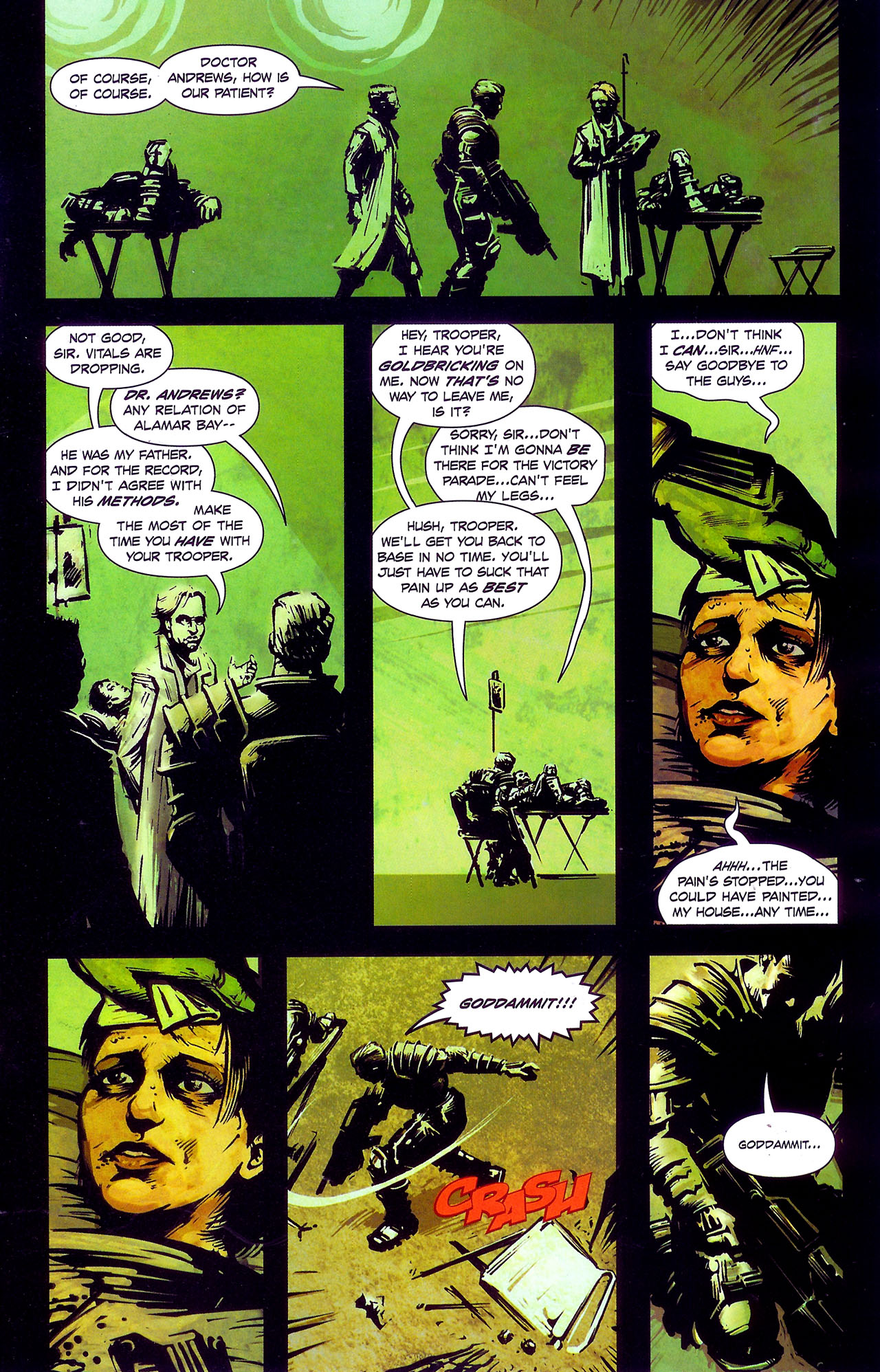 Read online Starship Troopers: Damaged Justice comic -  Issue #3 - 19