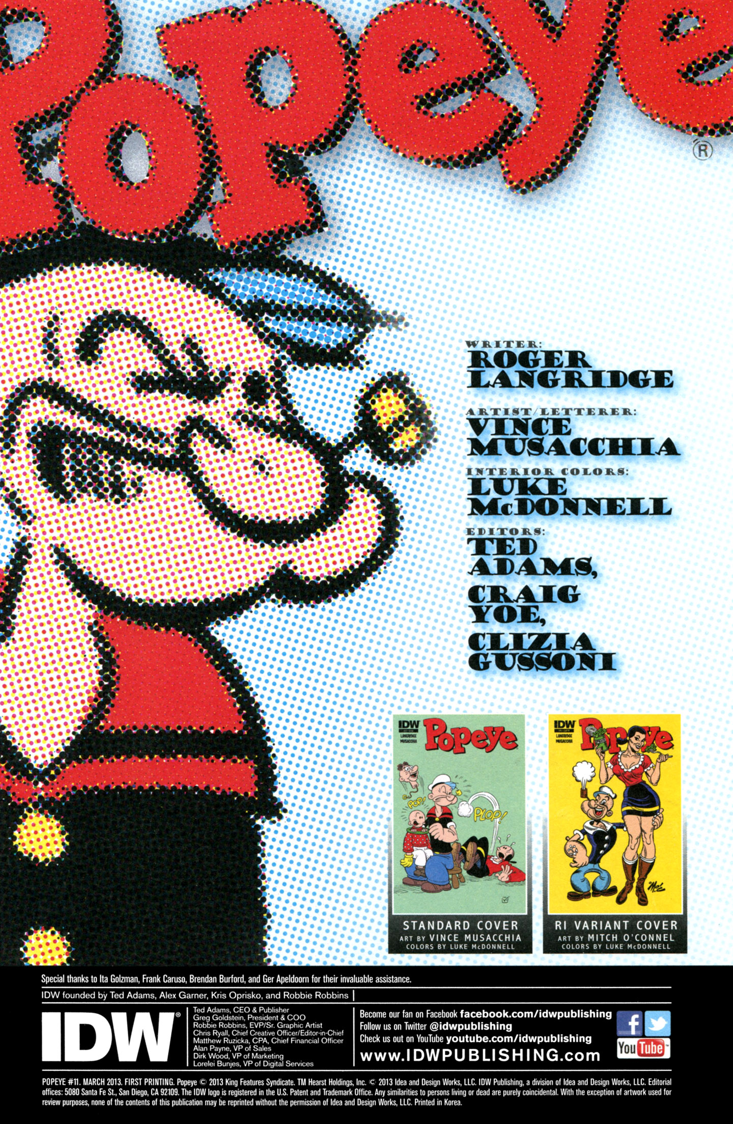 Read online Popeye (2012) comic -  Issue #11 - 2