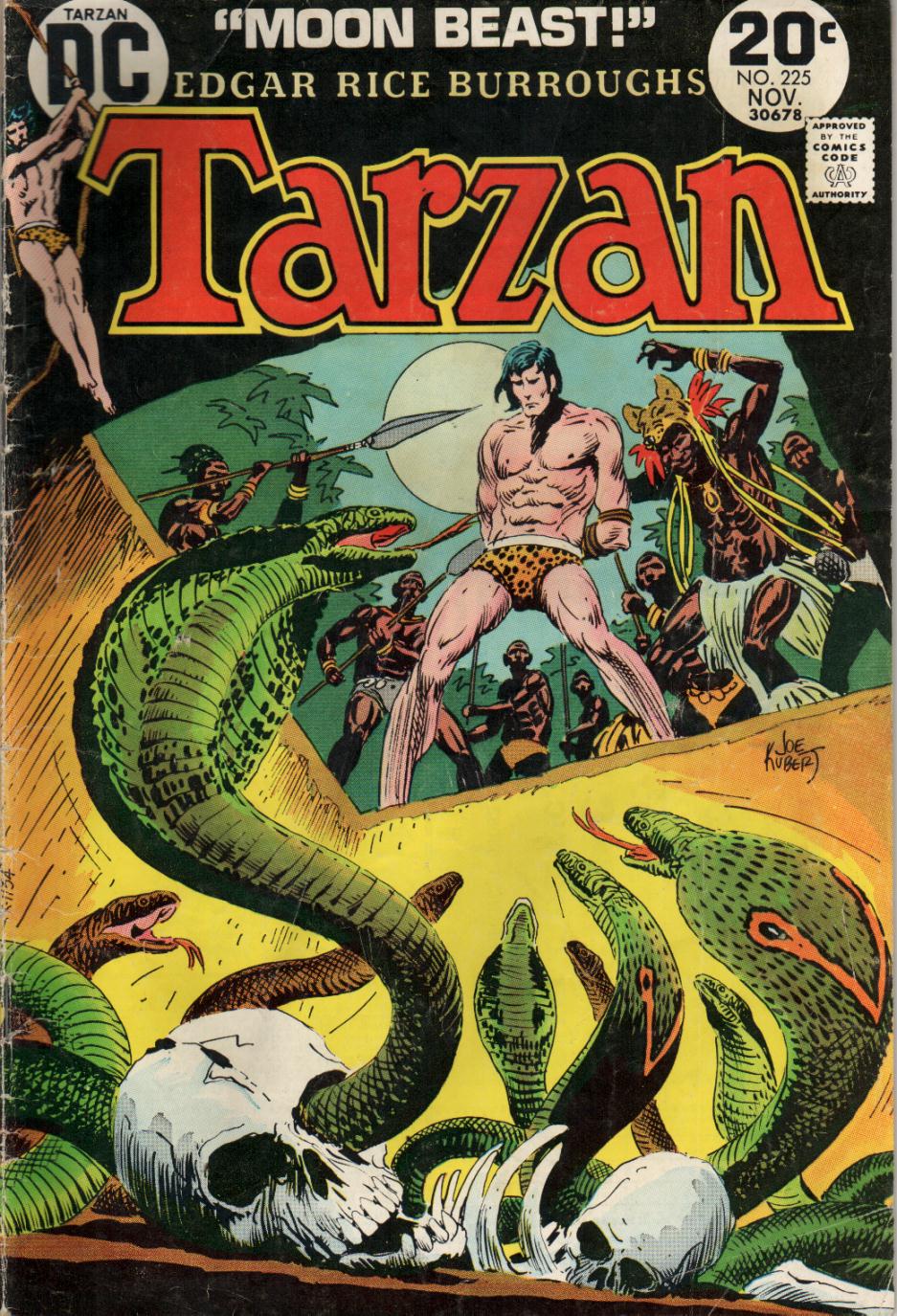 Read online Tarzan (1972) comic -  Issue #225 - 1