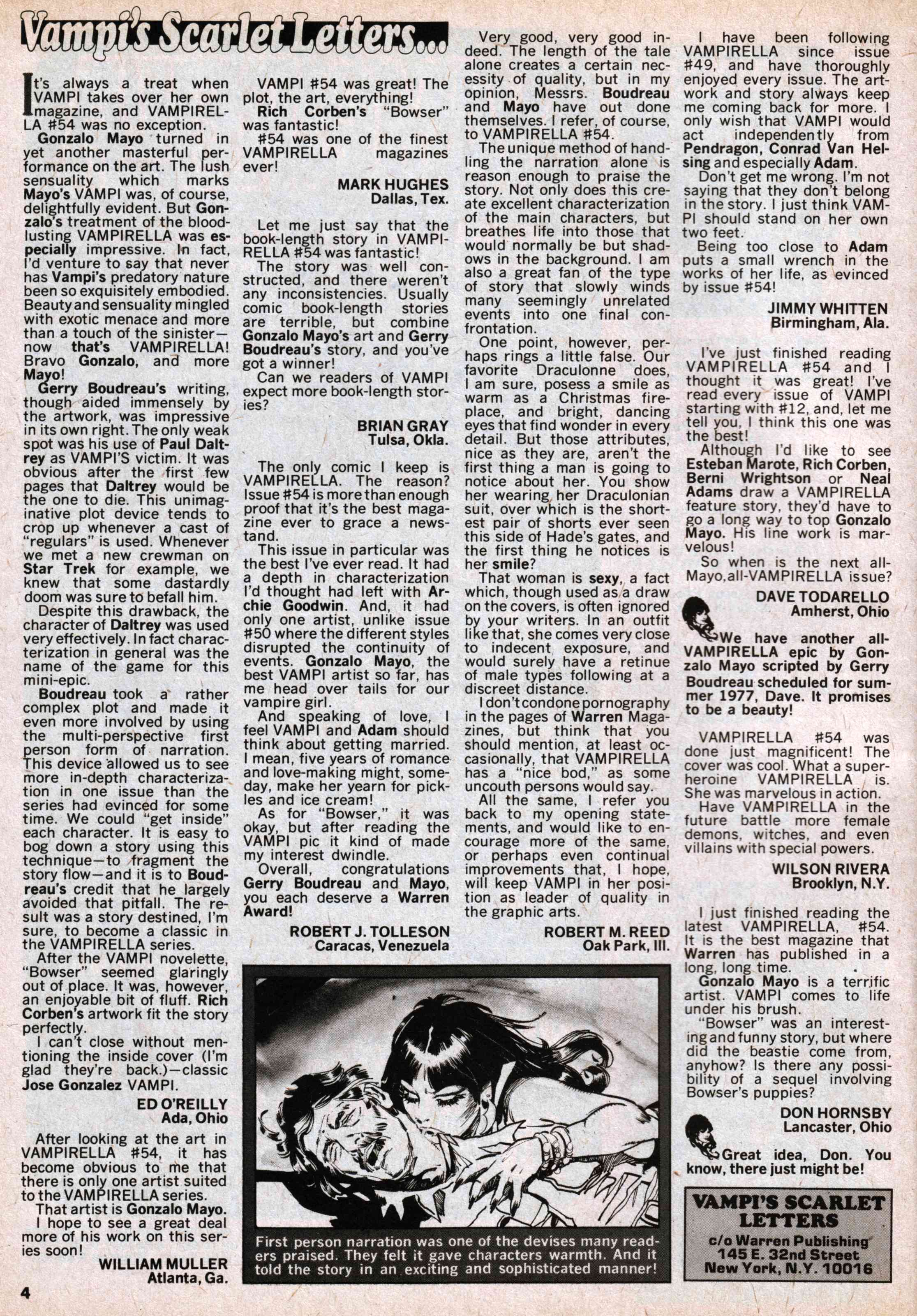 Read online Vampirella (1969) comic -  Issue #57 - 4