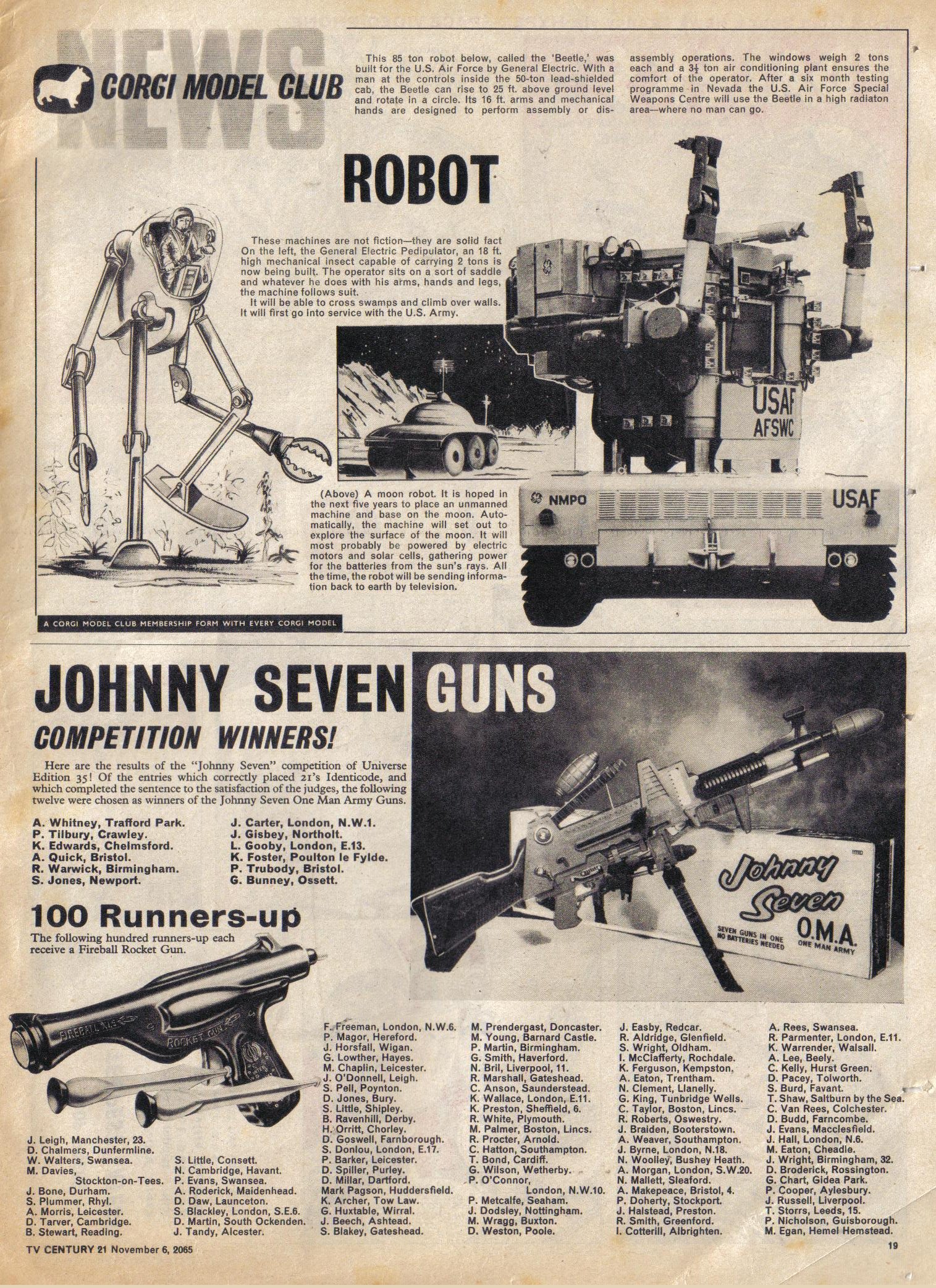Read online TV Century 21 (TV 21) comic -  Issue #42 - 18