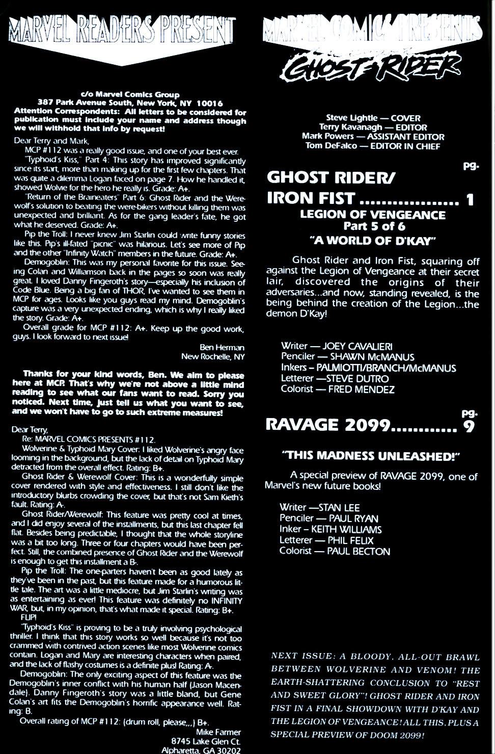 Read online Marvel Comics Presents (1988) comic -  Issue #117 - 2