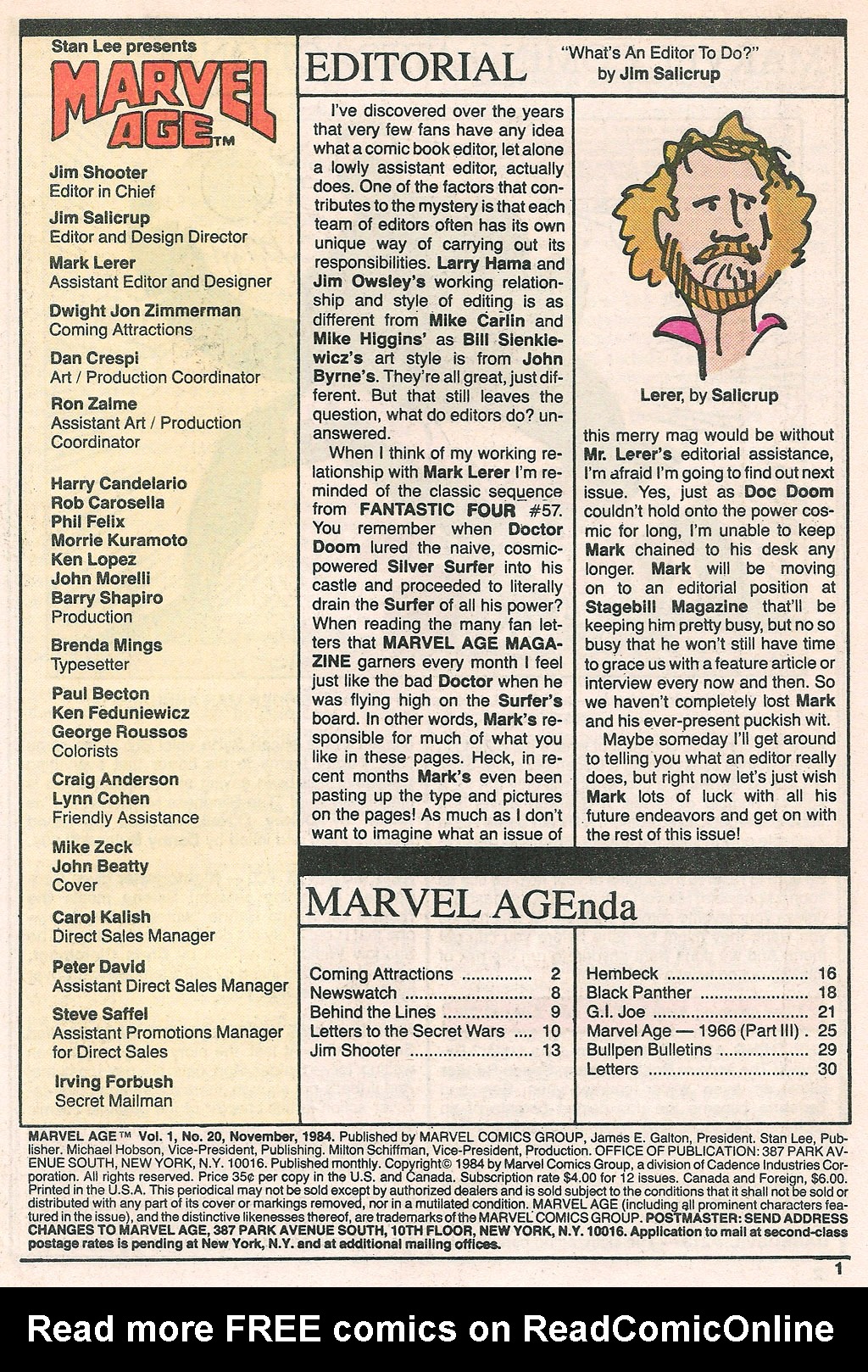 Read online Marvel Age comic -  Issue #20 - 3