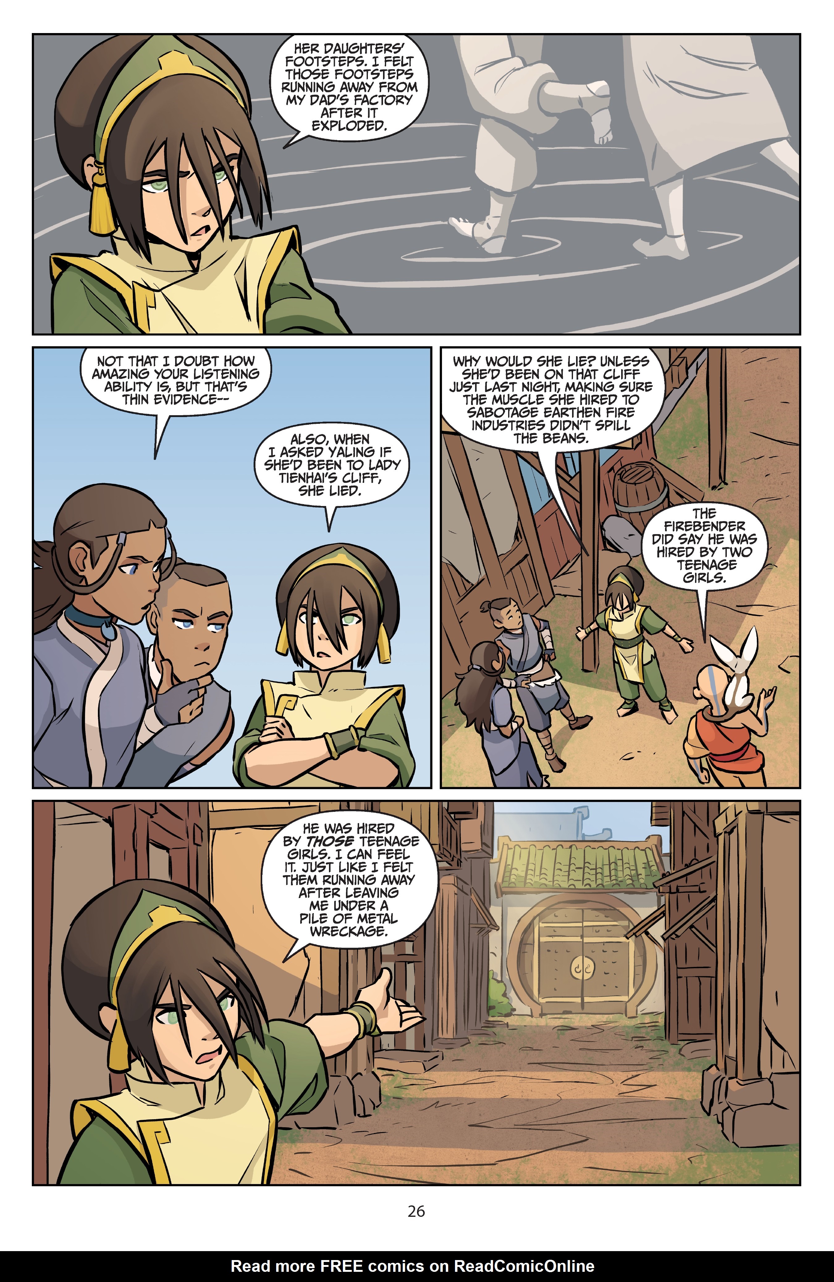 Read online Nickelodeon Avatar: The Last Airbender - Imbalance comic -  Issue # TPB 2 - 27