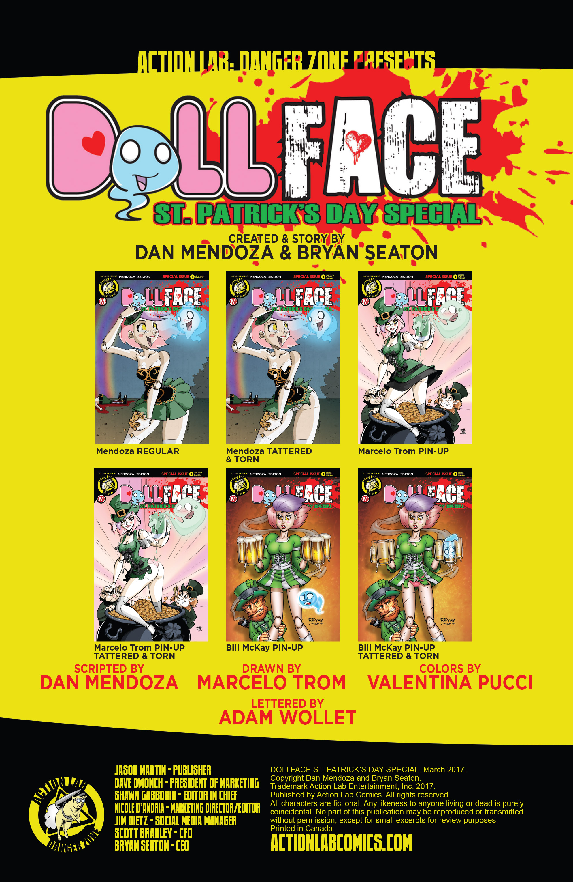 Read online Dollface comic -  Issue # _Special - St. Patrick’s Day Special 2017 - 2