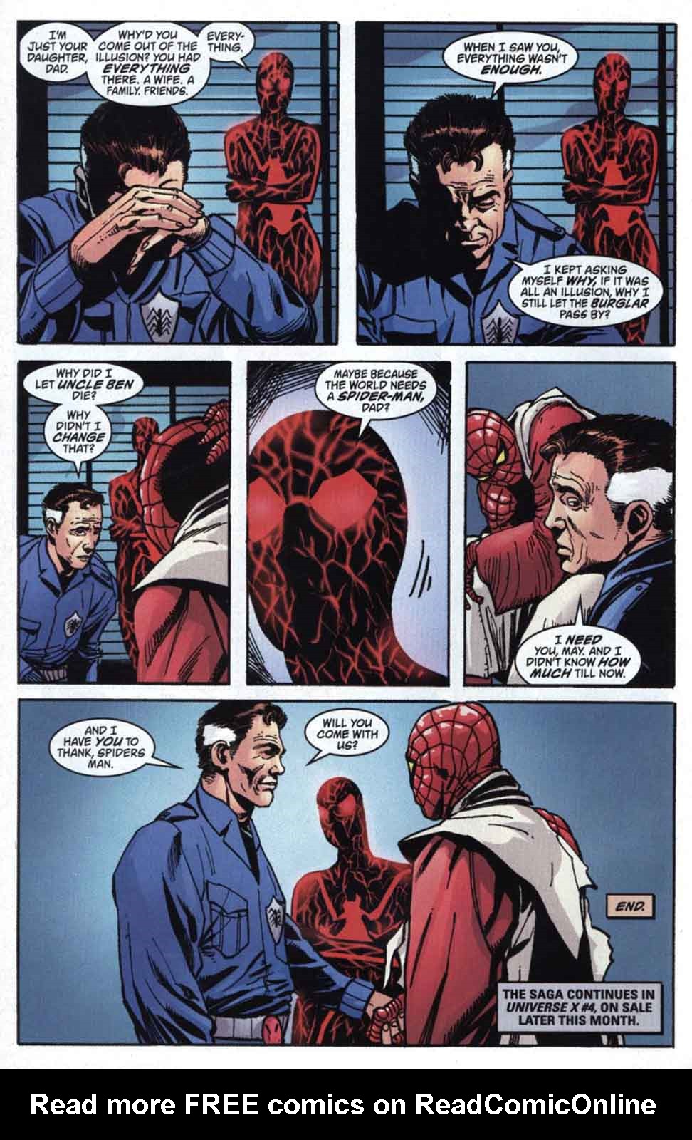 Read online Universe X Special comic -  Issue # Issue Spidey - 49
