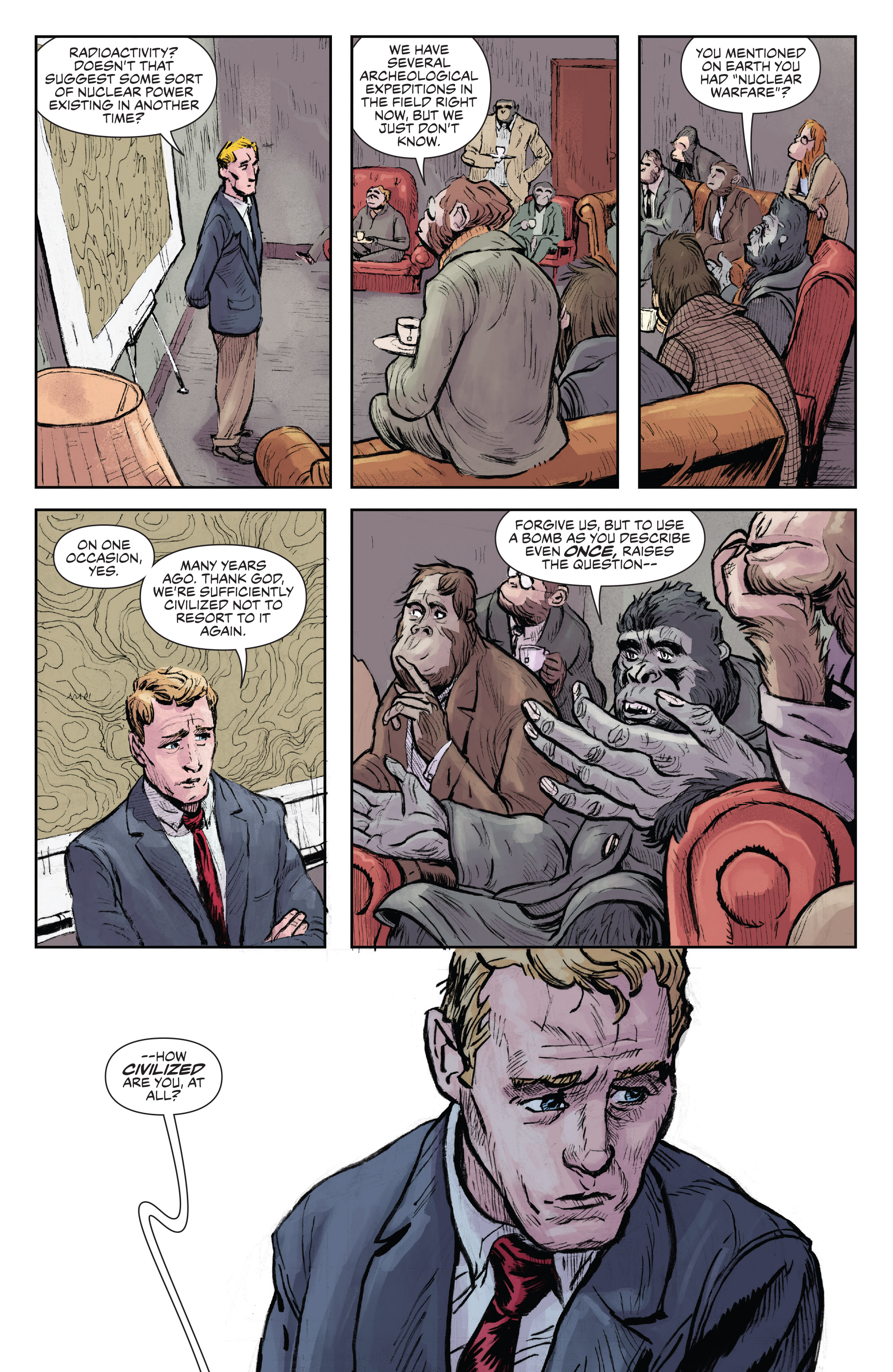 Read online Planet of the Apes Visionaries comic -  Issue # TPB - 84
