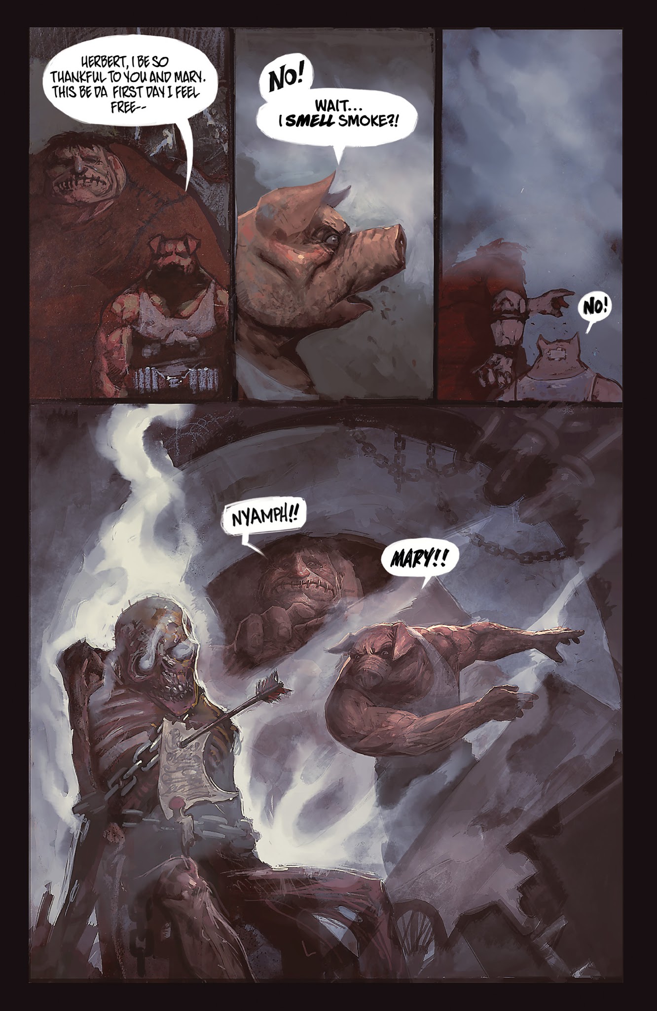 Read online Oink: Heaven's Butcher comic -  Issue # TPB - 69