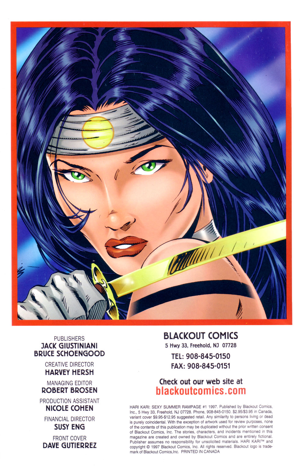 Read online Hari Kari: Sexy Summer Rampage comic -  Issue # Full - 2