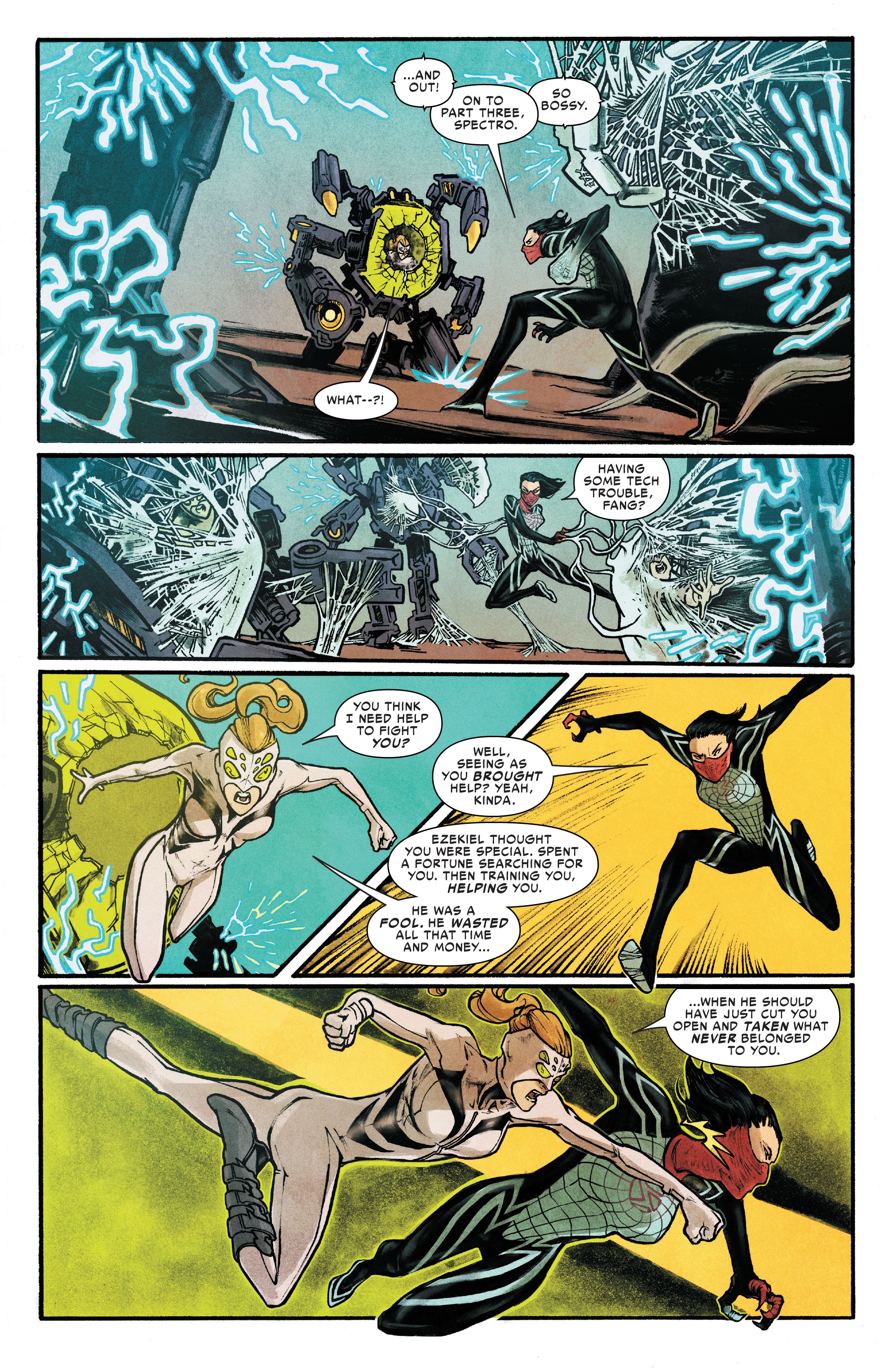 Read online Silk: Out of the Spider-Verse comic -  Issue # TPB 3 (Part 2) - 112
