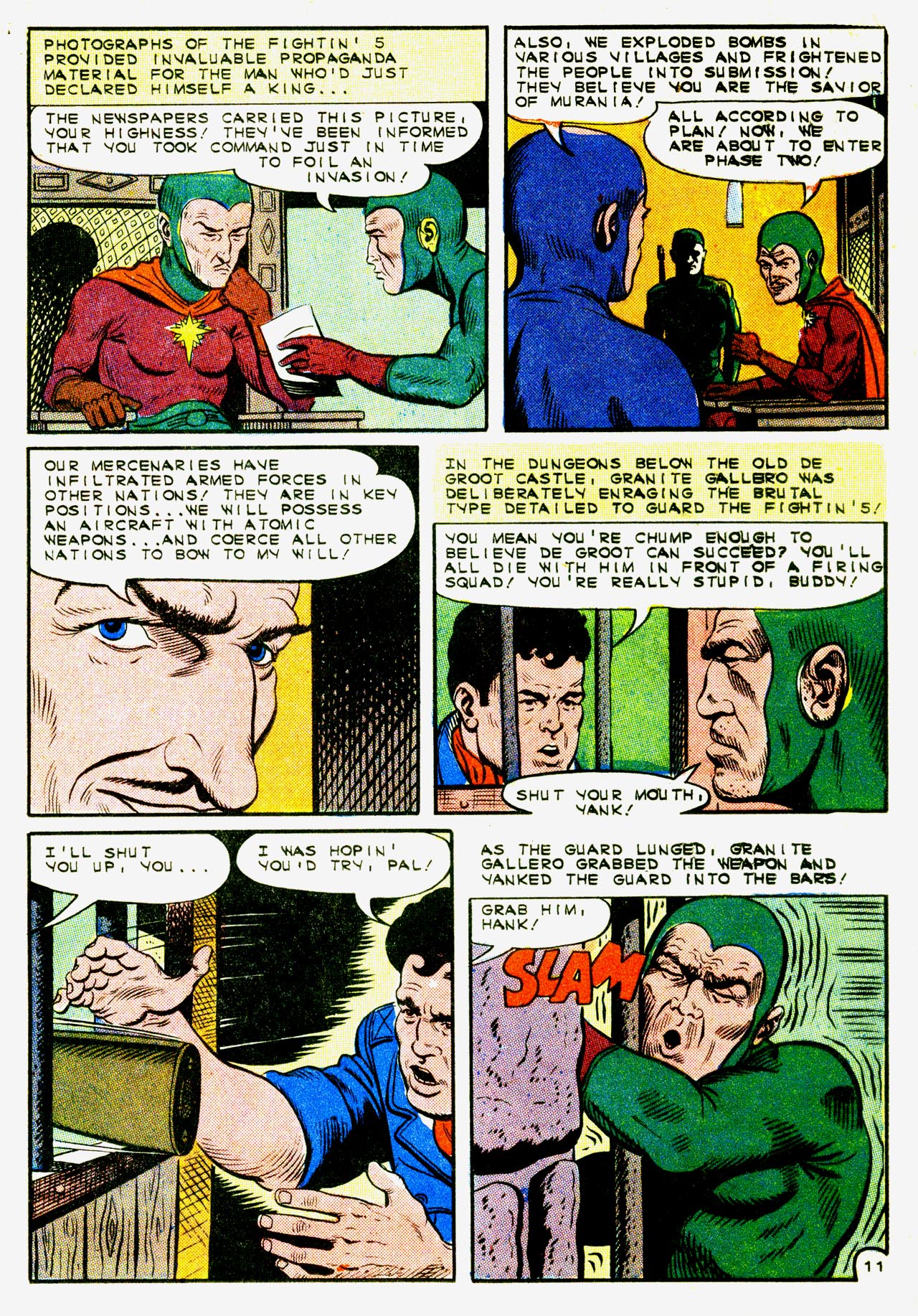 Read online The Fightin' 5 comic -  Issue #37 - 17