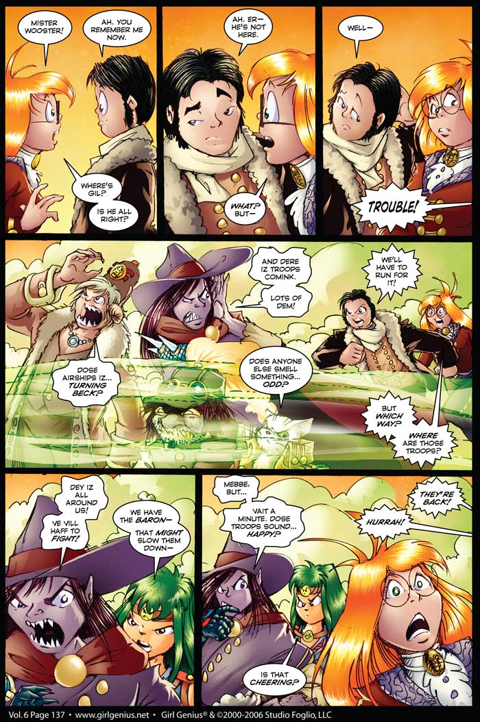 Read online Girl Genius (2002) comic -  Issue #6 - 138
