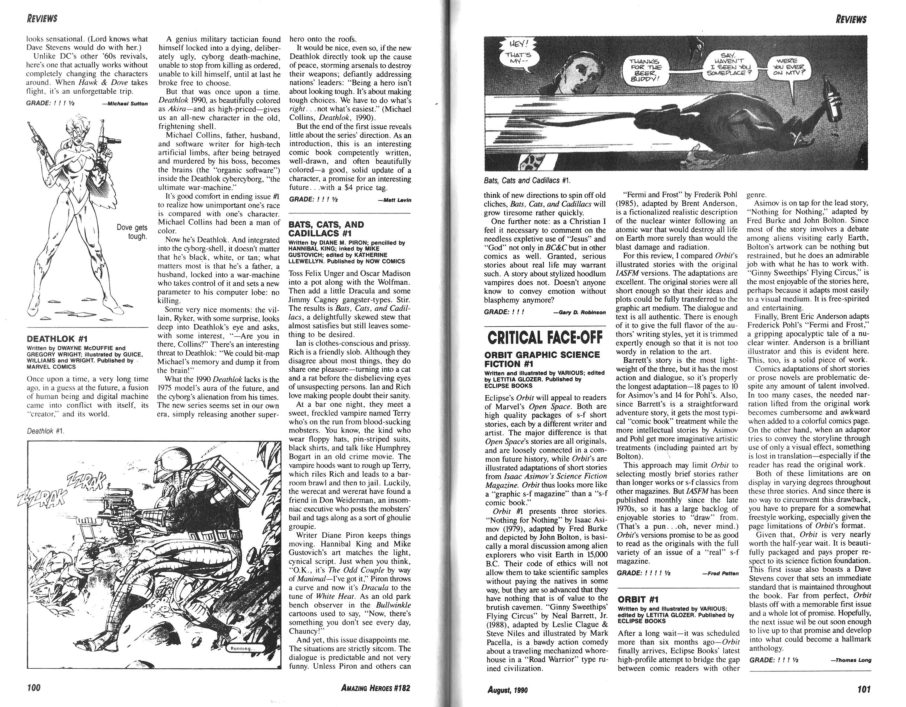 Read online Amazing Heroes comic -  Issue #182 - 51