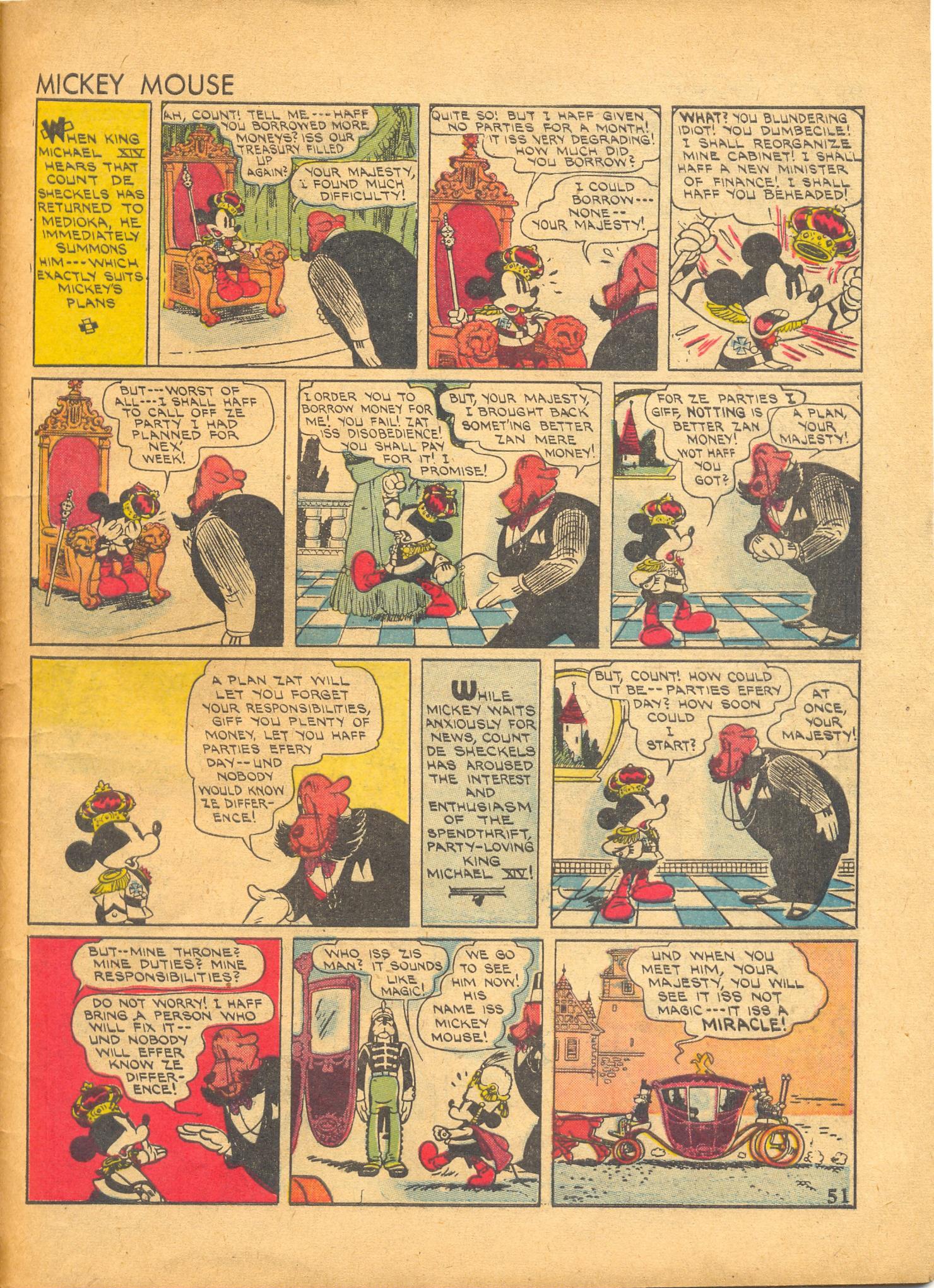 Read online Walt Disney's Comics and Stories comic -  Issue #6 - 53