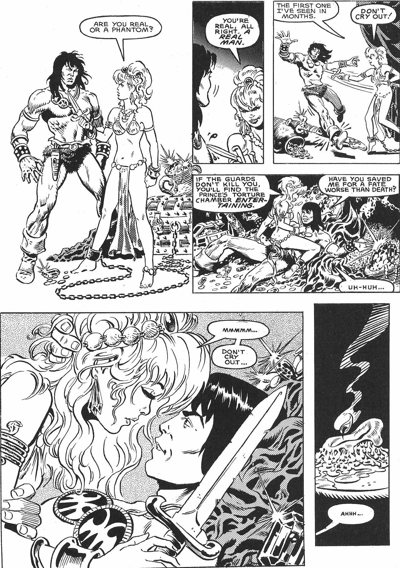 Read online The Savage Sword Of Conan comic -  Issue #213 - 34