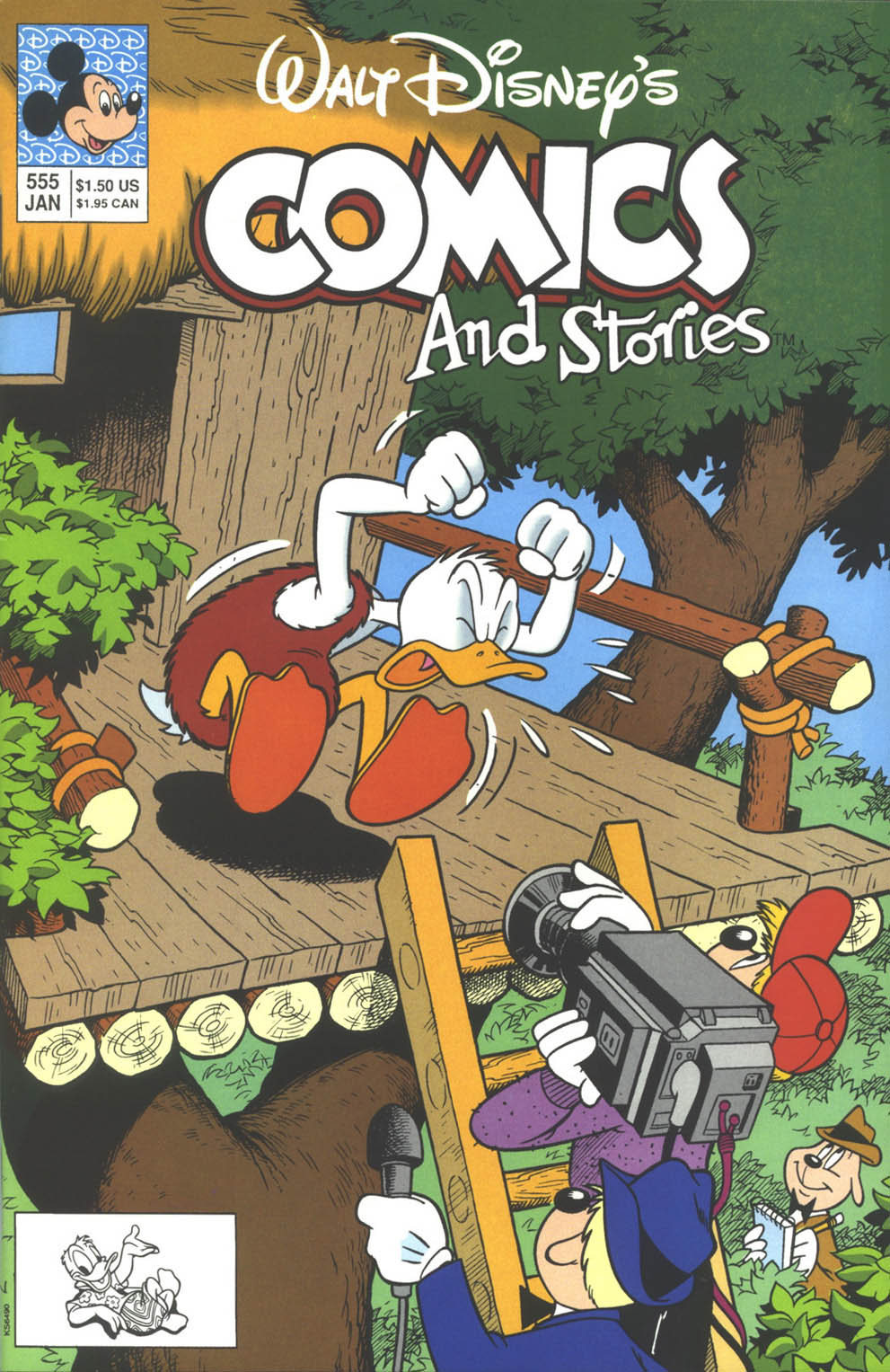 Read online Walt Disney's Comics and Stories comic -  Issue #555 - 1