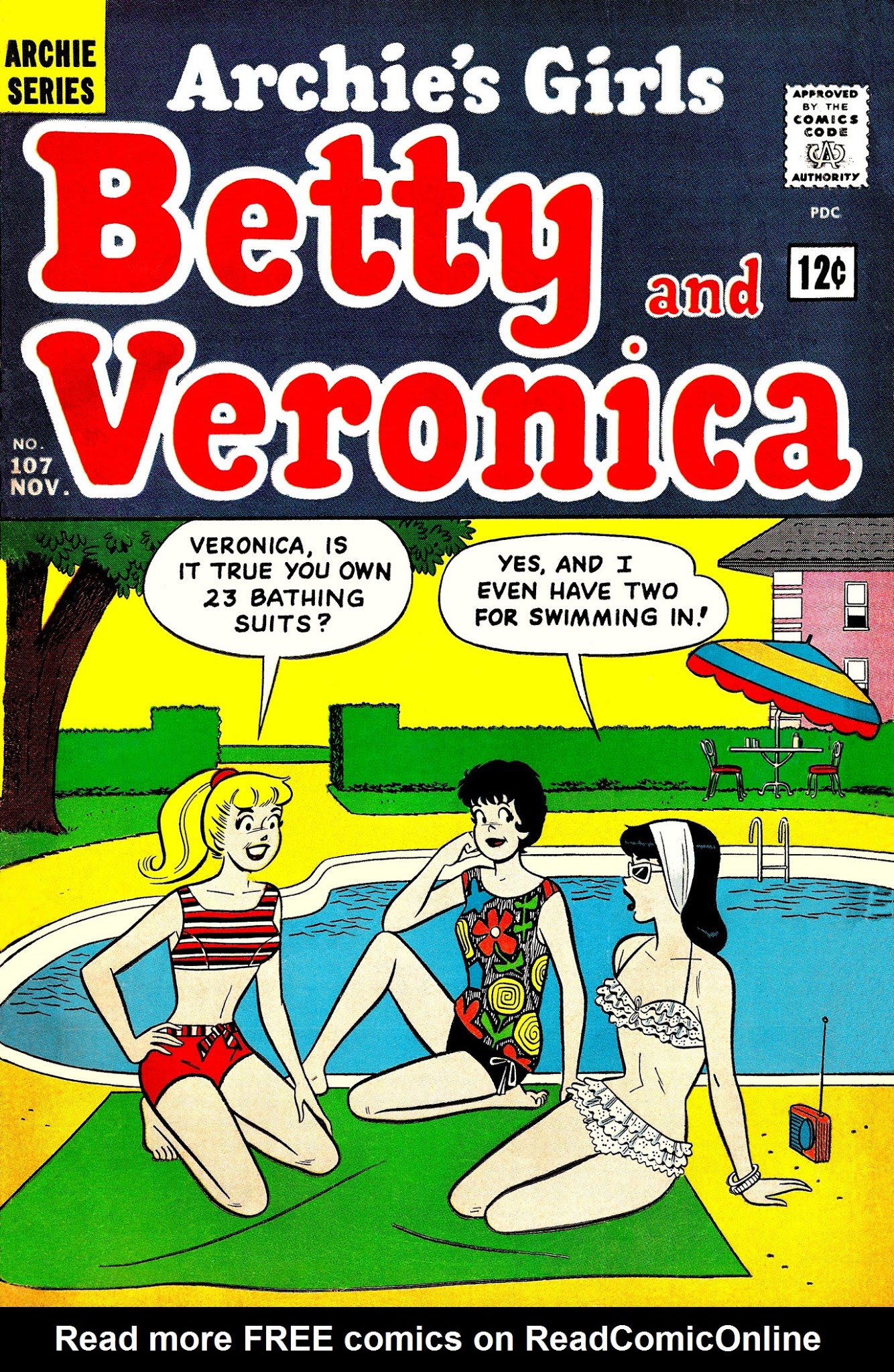 Read online Archie's Girls Betty and Veronica comic -  Issue #107 - 1