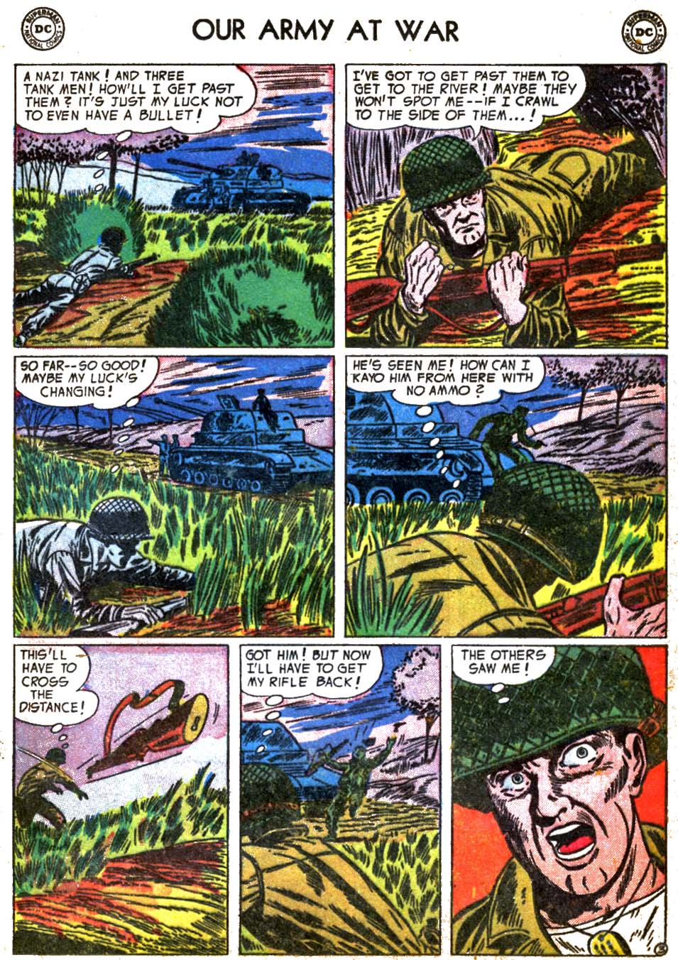 Read online Our Army at War (1952) comic -  Issue #25 - 21