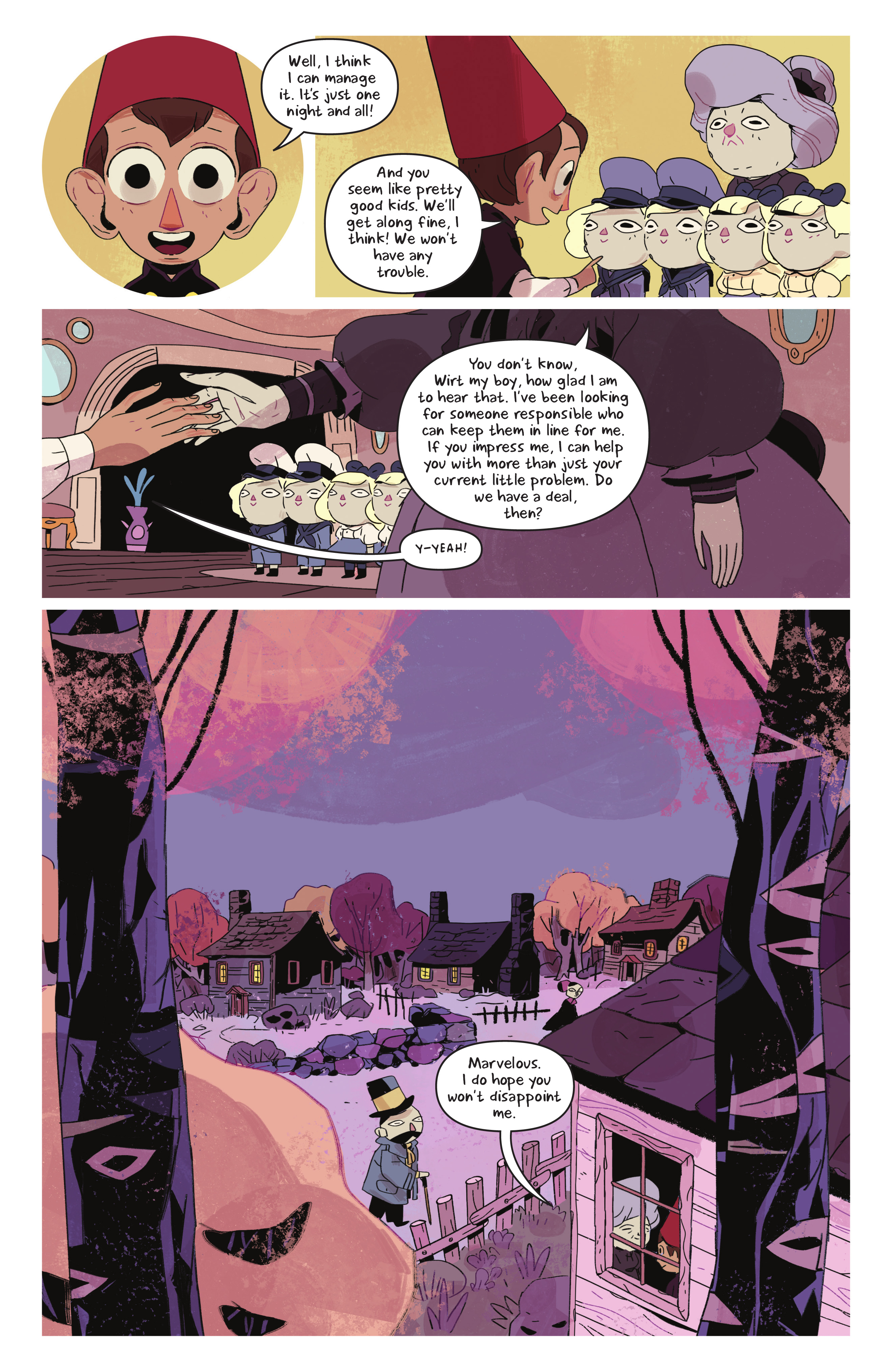 Read online Over the Garden Wall: Hollow Town comic -  Issue # TPB - 25