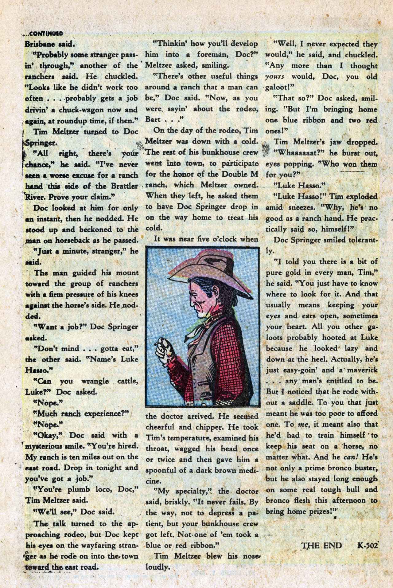 Read online Quick-Trigger Western comic -  Issue #19 - 26