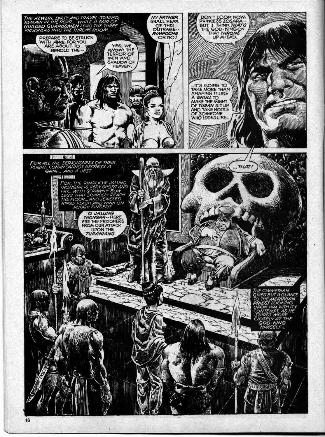 Read online The Savage Sword Of Conan comic -  Issue #59 - 16