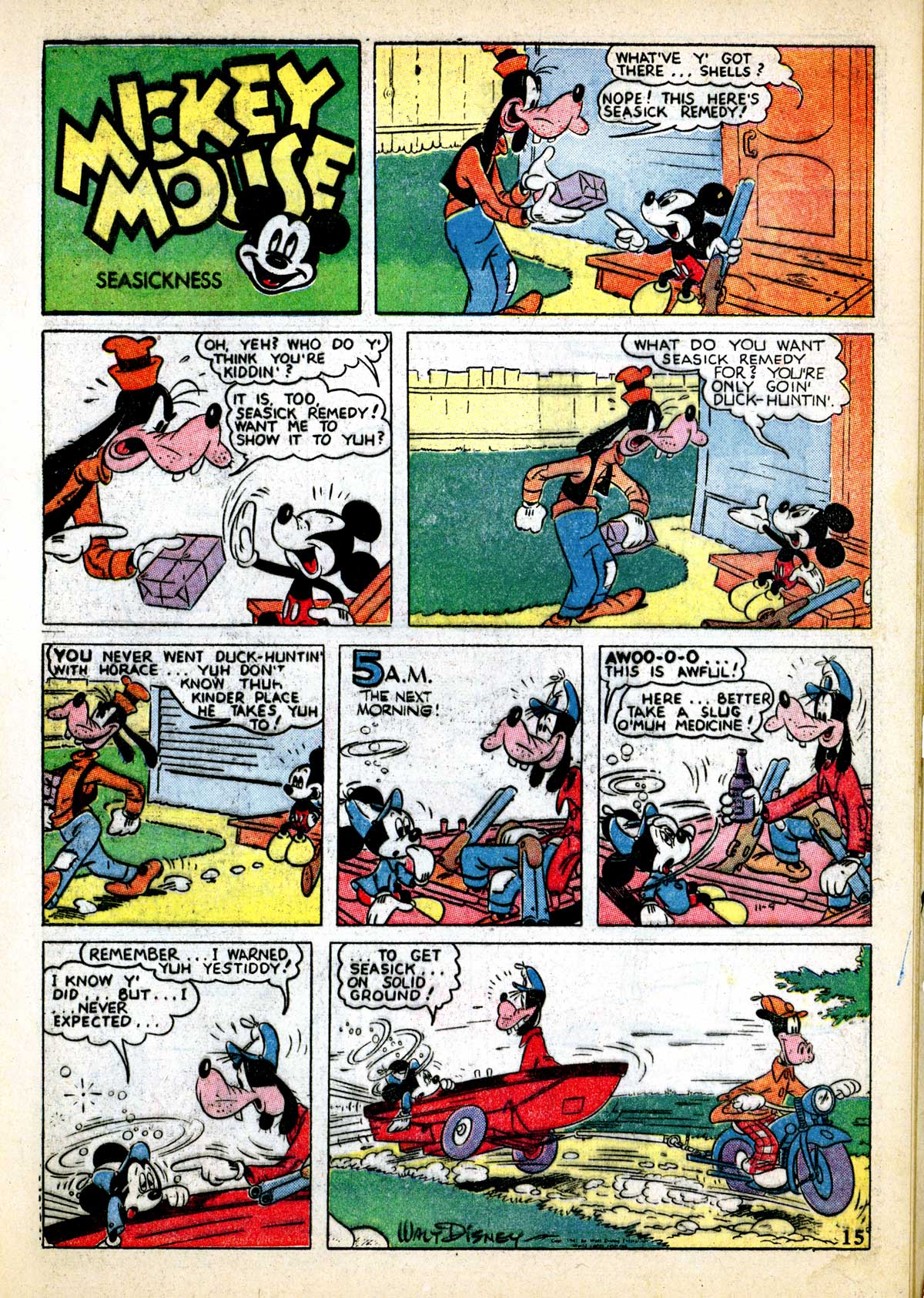 Read online Walt Disney's Comics and Stories comic -  Issue #35 - 16