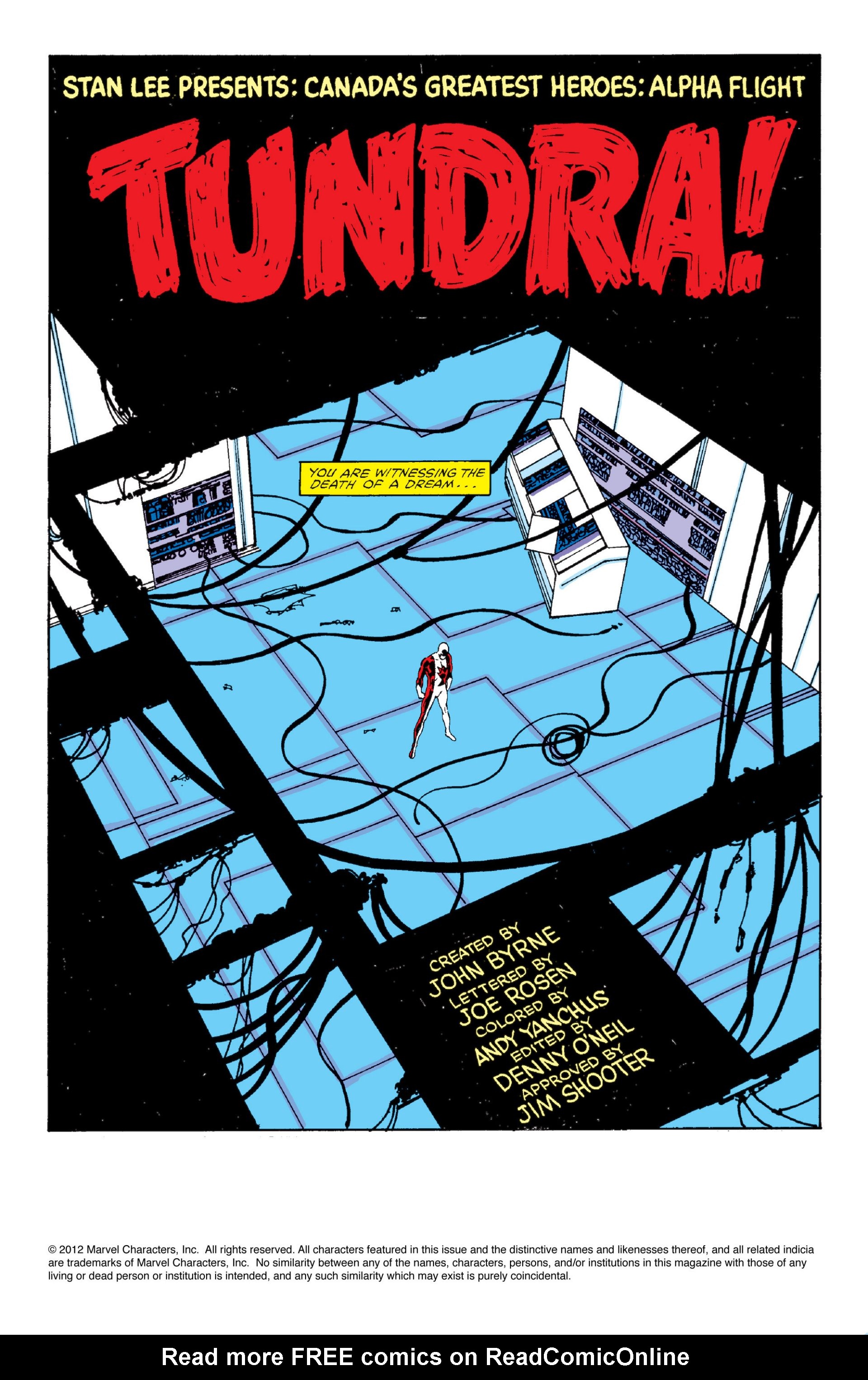 Read online Alpha Flight (1983) comic -  Issue #1 - 2