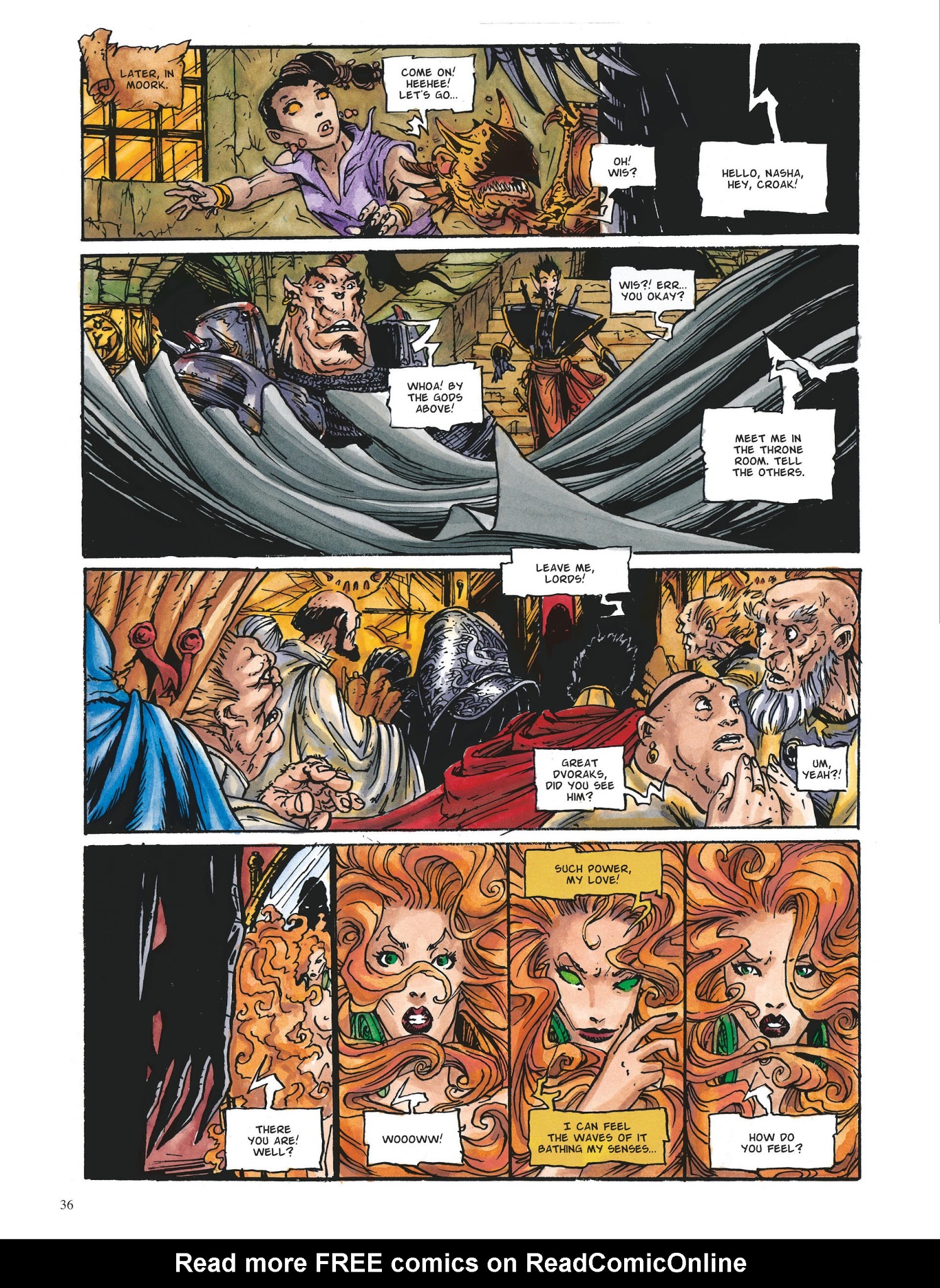 Read online The Black Moon Chronicles comic -  Issue #9 - 34