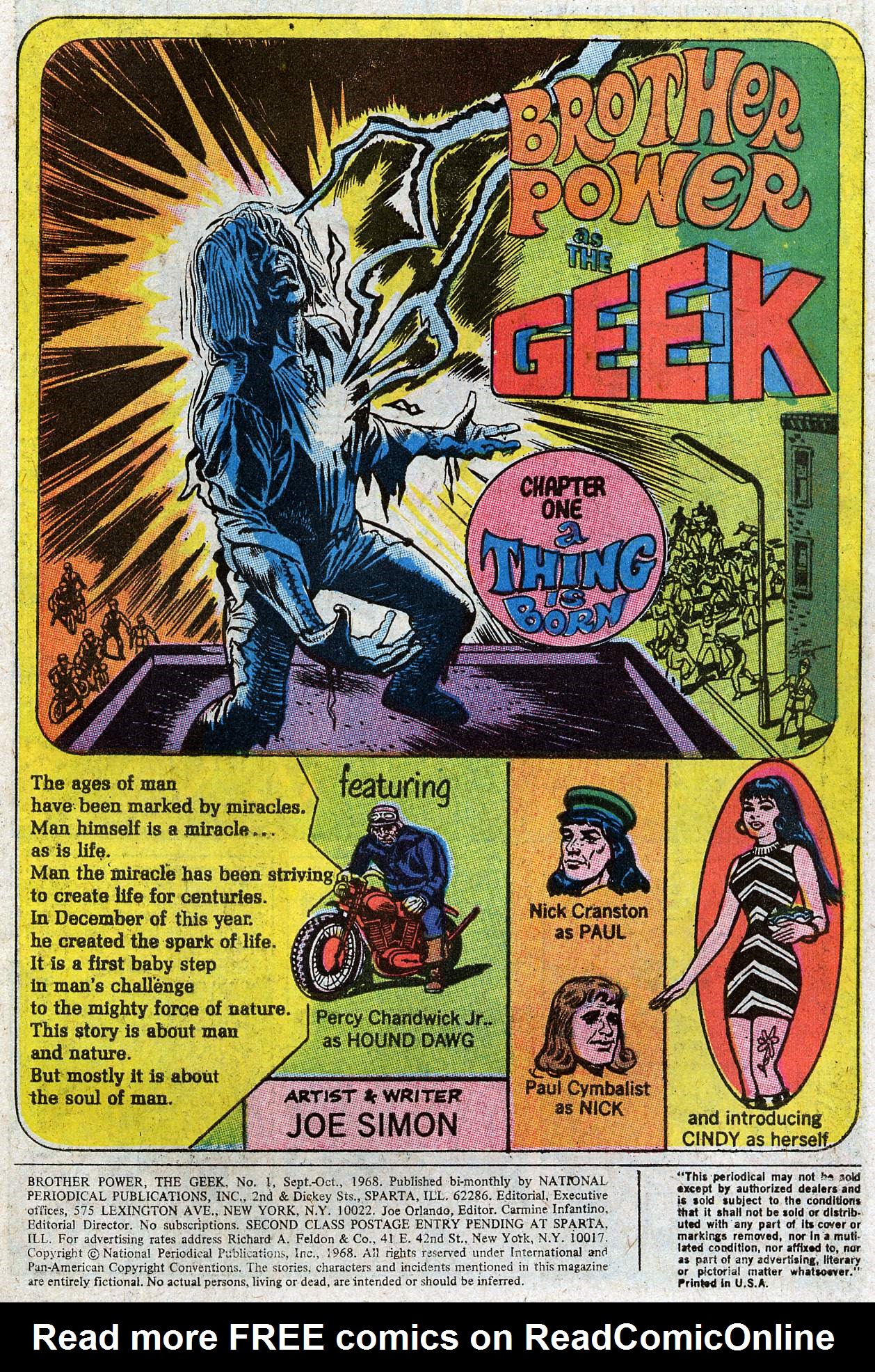 Read online Brother Power the Geek comic -  Issue #1 - 2