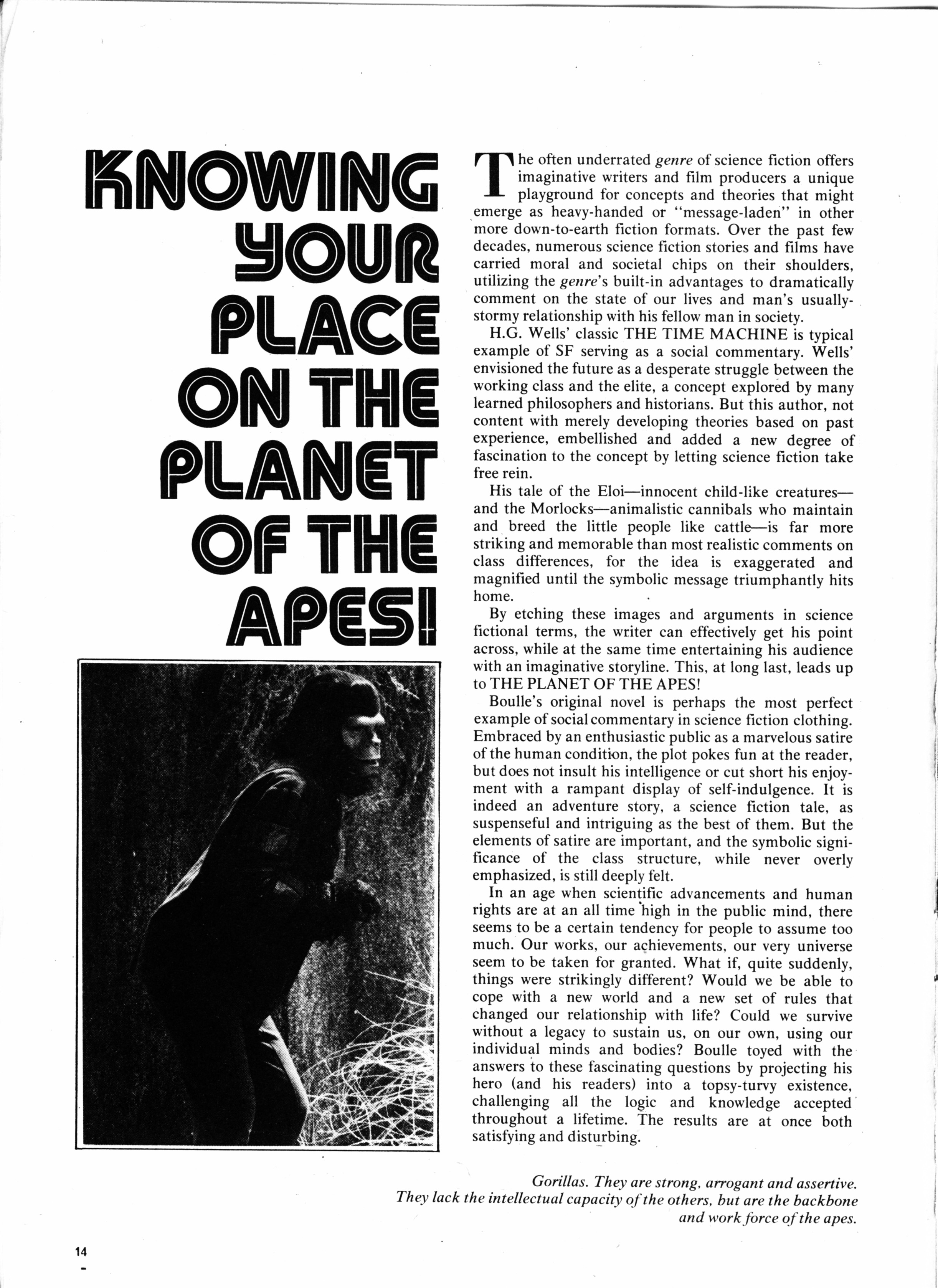 Read online Planet of the Apes (1974) comic -  Issue #33 - 14