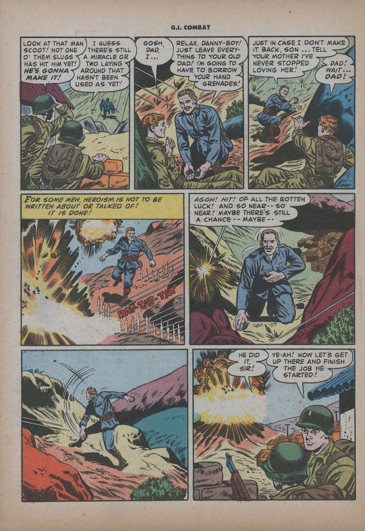 Read online G.I. Combat (1952) comic -  Issue #30 - 10