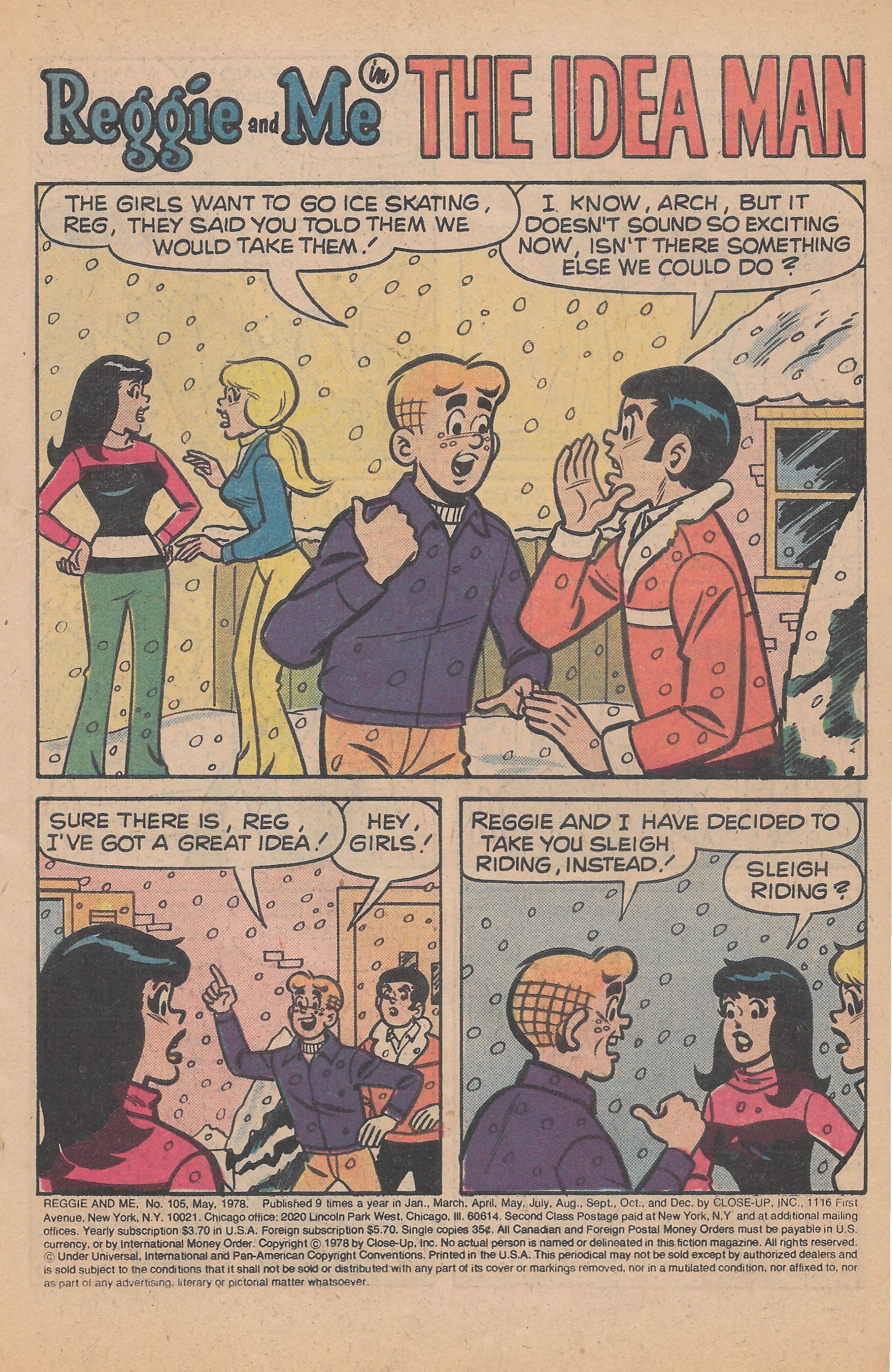 Read online Reggie and Me (1966) comic -  Issue #105 - 3