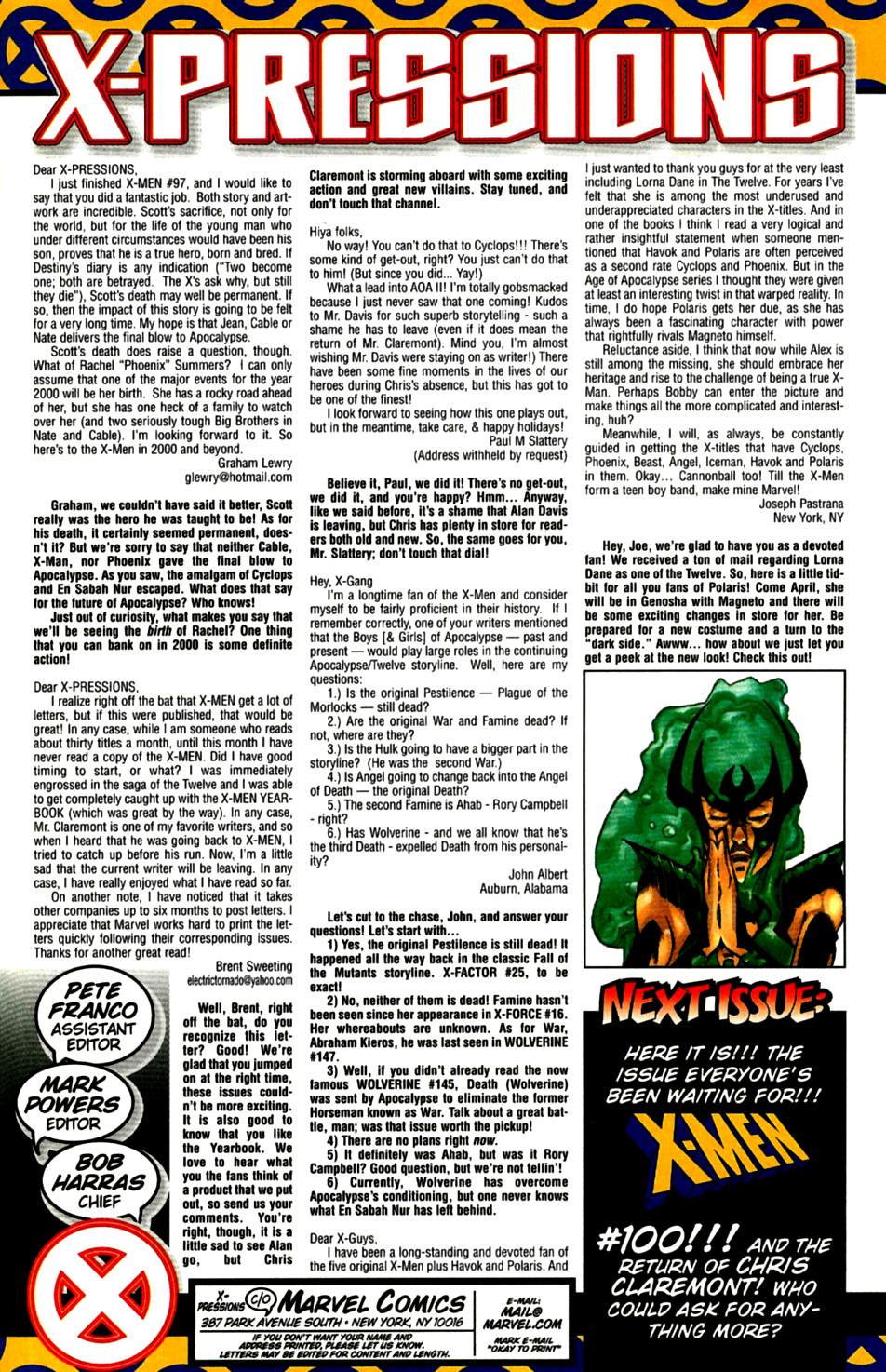Read online X-Men (1991) comic -  Issue #99 - 24