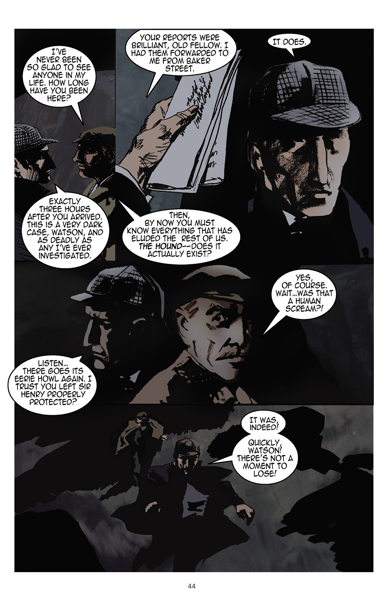 Read online The Hound of the Baskervilles comic -  Issue # TPB - 45