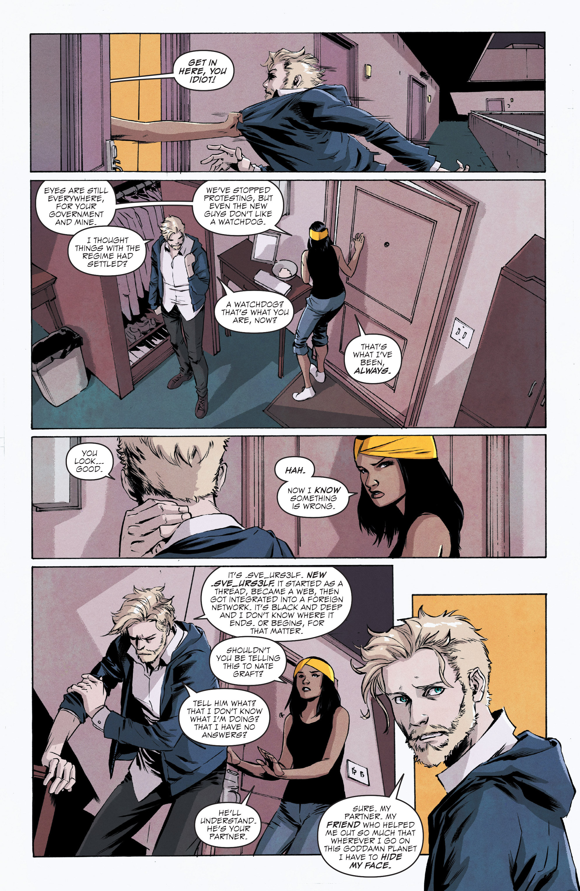 Read online Hacktivist Volume 2 comic -  Issue #3 - 5