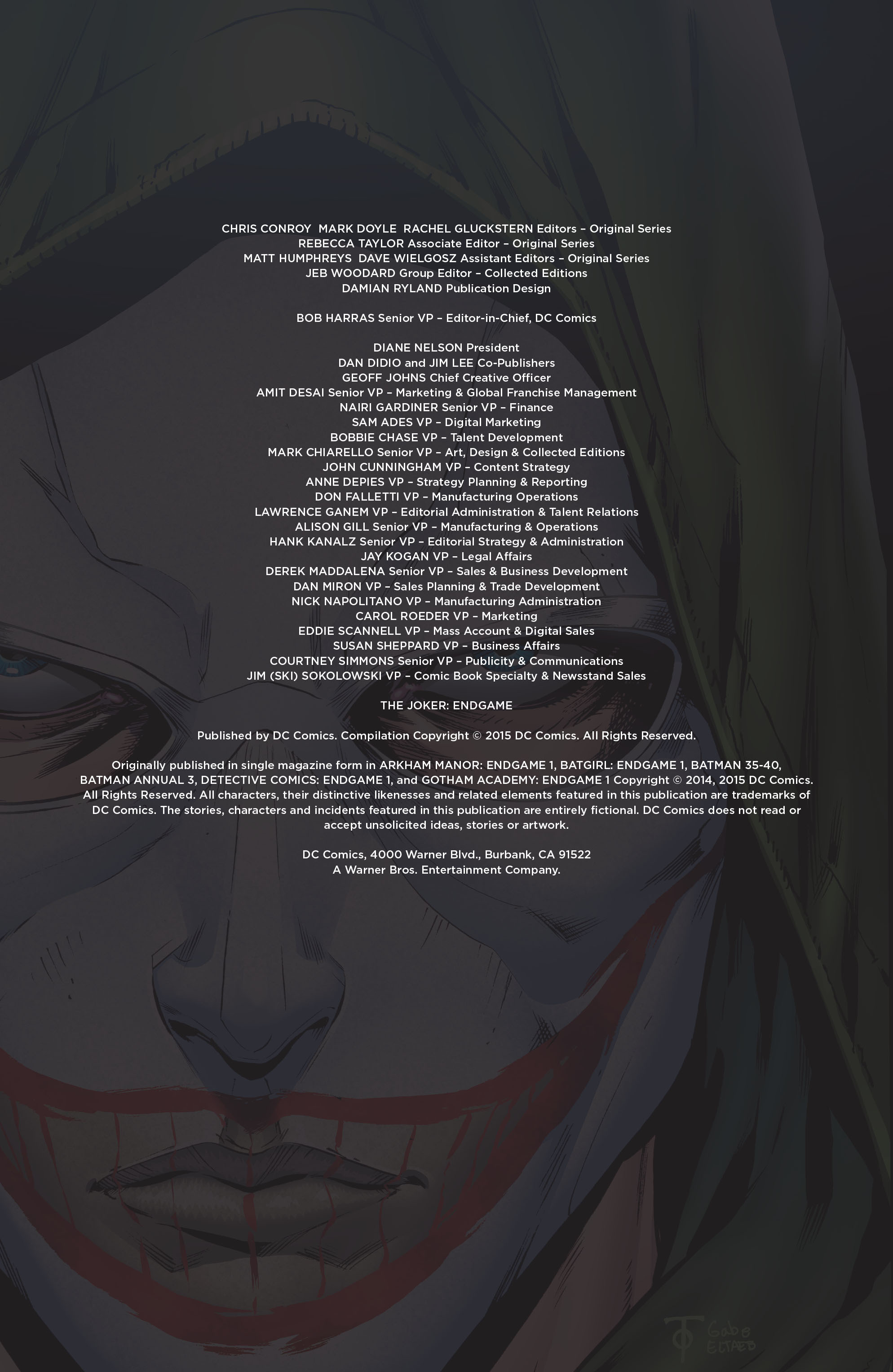 Read online The Joker: Endgame comic -  Issue # Full - 4
