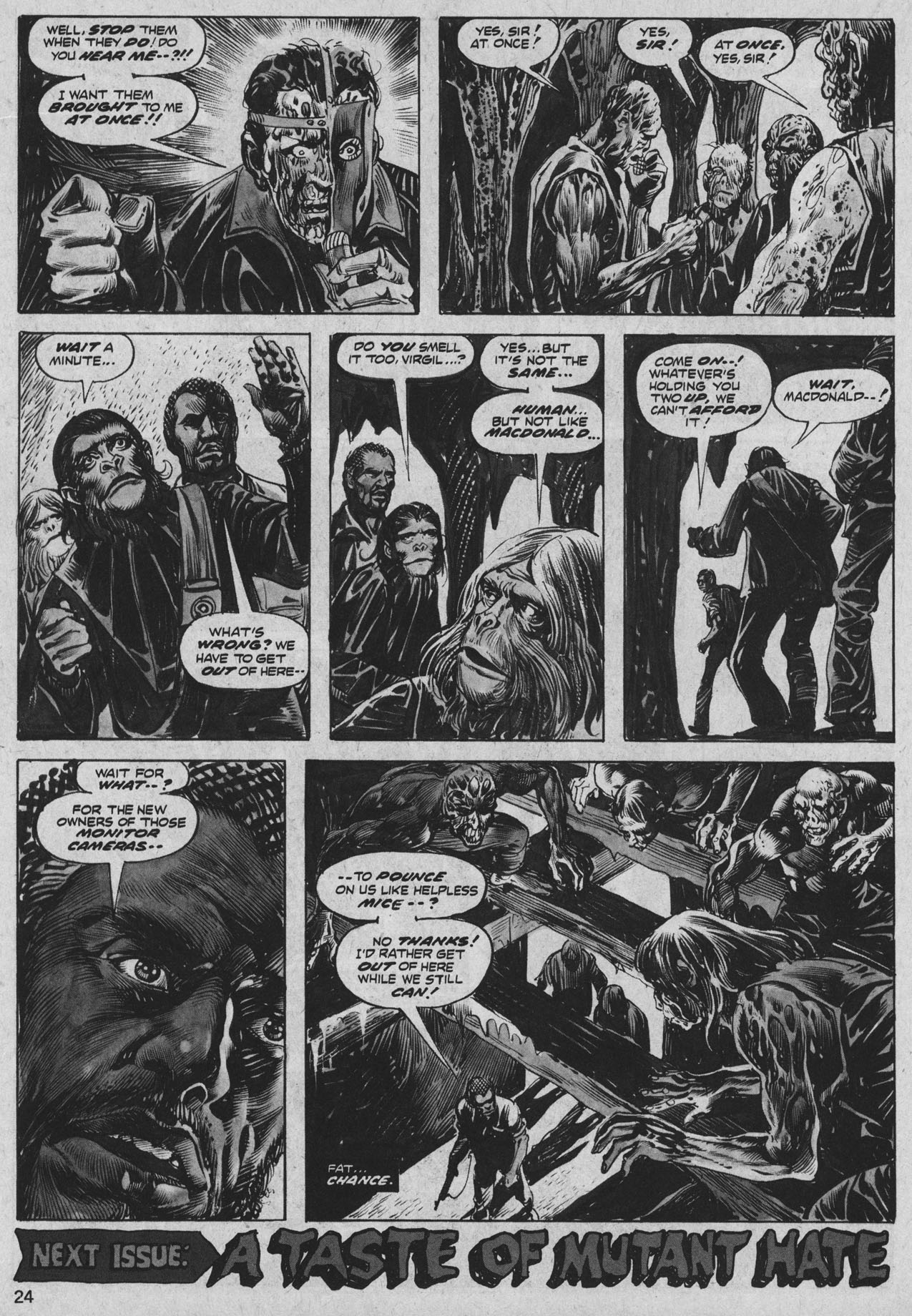 Read online Planet of the Apes comic -  Issue #24 - 23