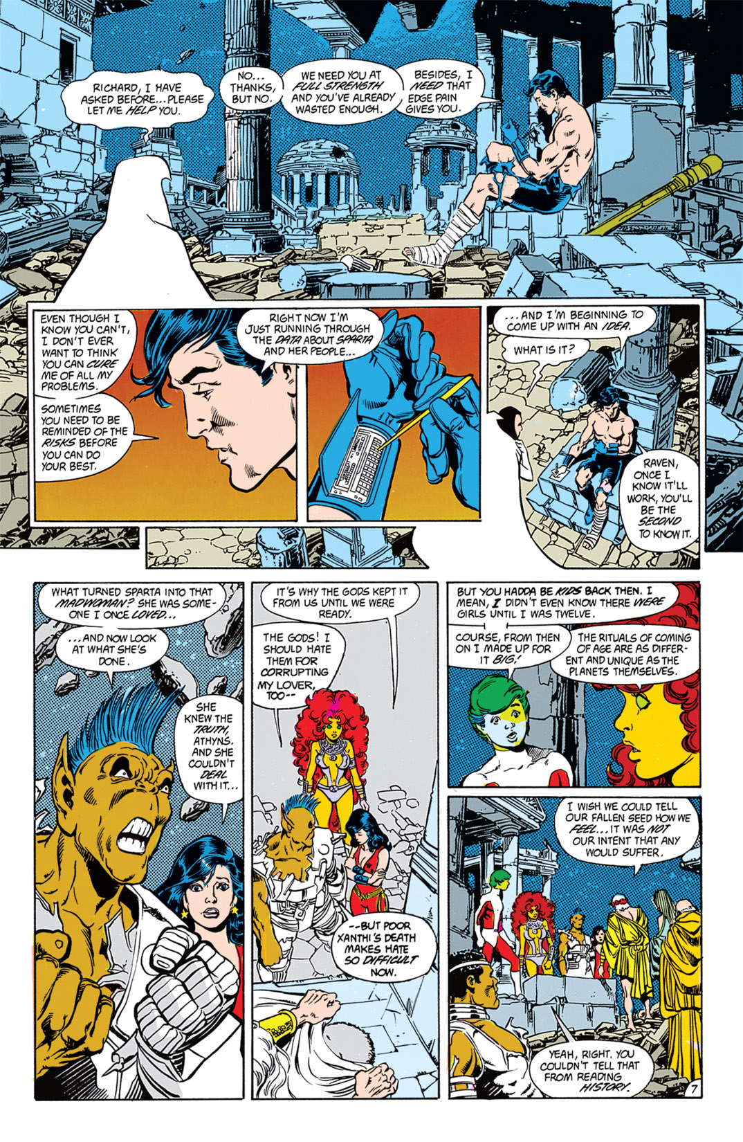 Read online The New Titans (1988) comic -  Issue #54 - 8