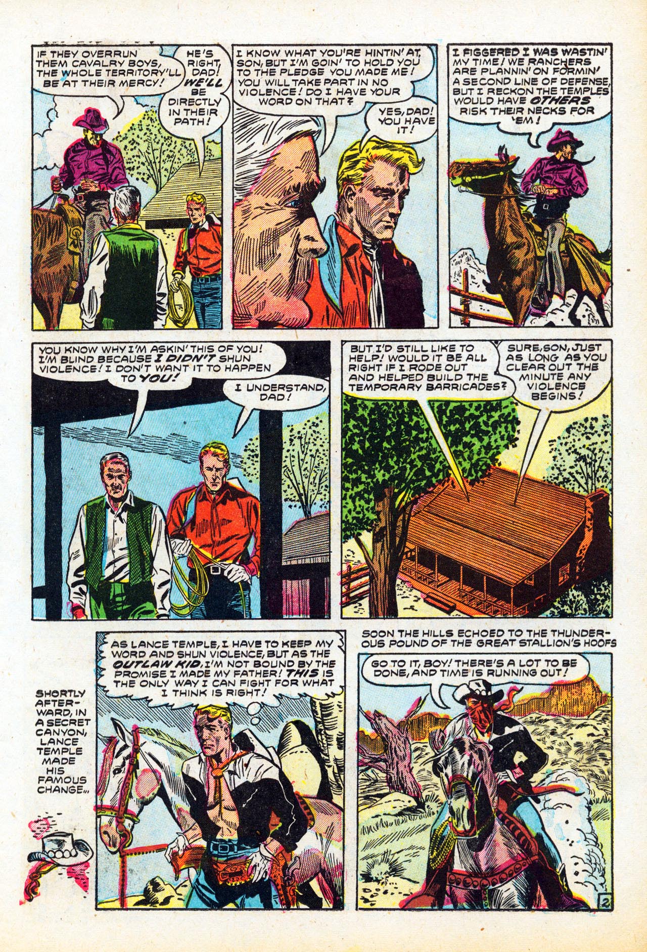 Read online The Outlaw Kid (1954) comic -  Issue #3 - 11