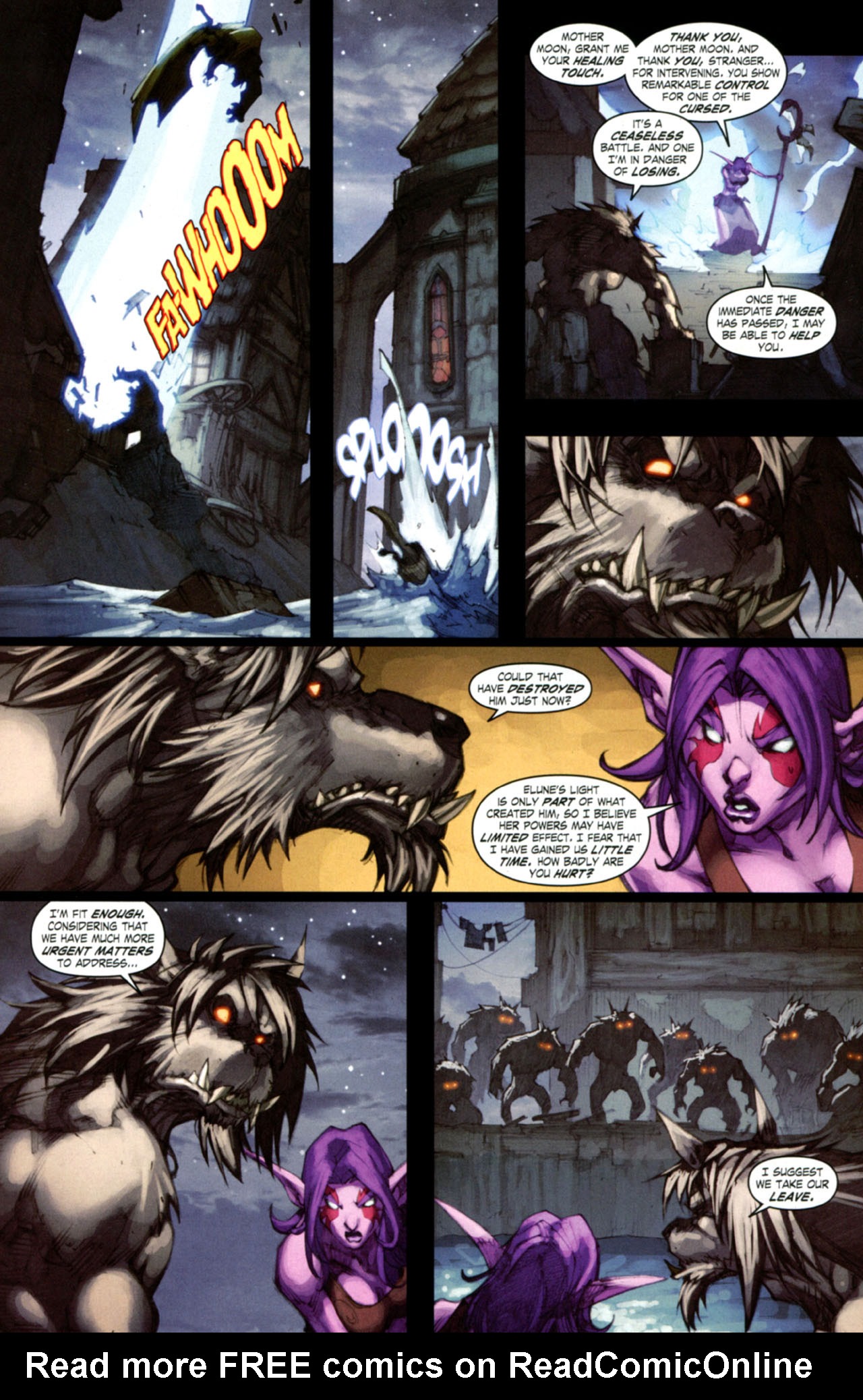 Read online World of Warcraft: Curse of the Worgen comic -  Issue #4 - 19