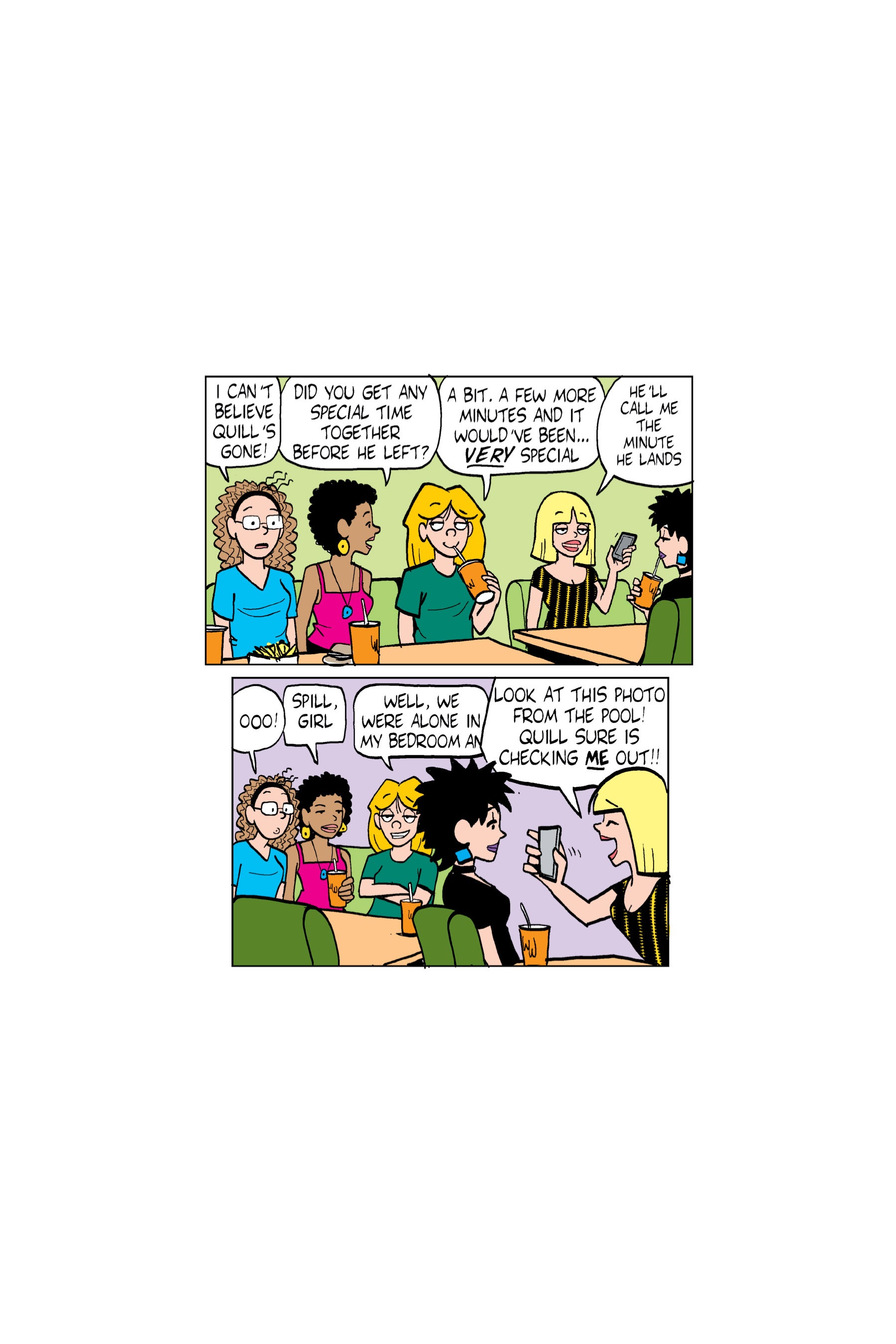 Read online Luann: Stress   Hormones = High School comic -  Issue # TPB - 77