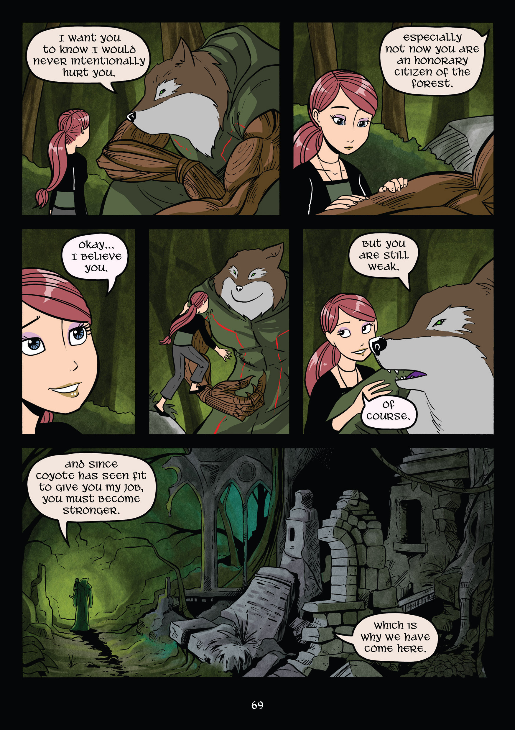 Read online Gunnerkrigg Court comic -  Issue # TPB 5 (Part 1) - 69