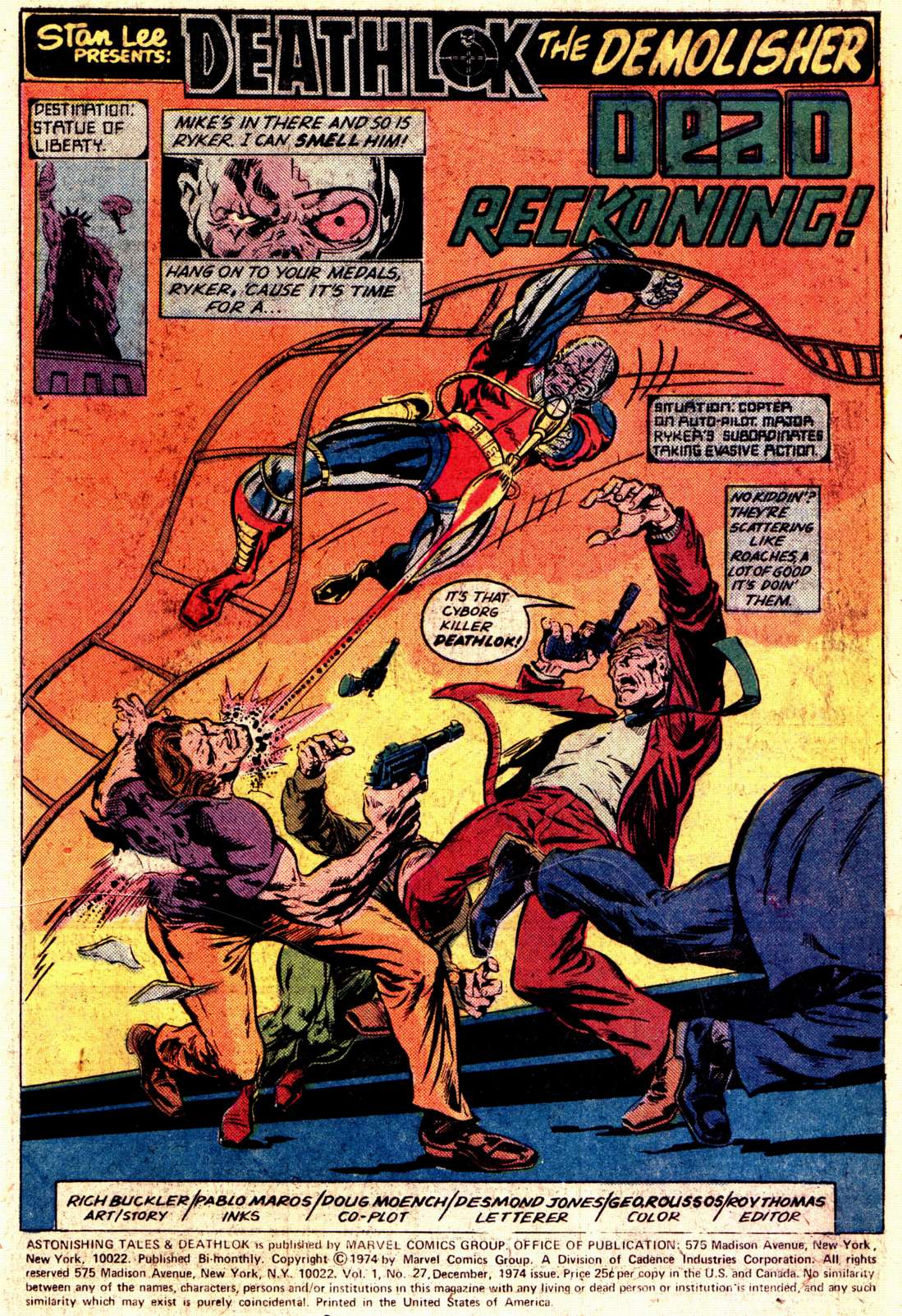 Read online Astonishing Tales (1970) comic -  Issue #27 - 2