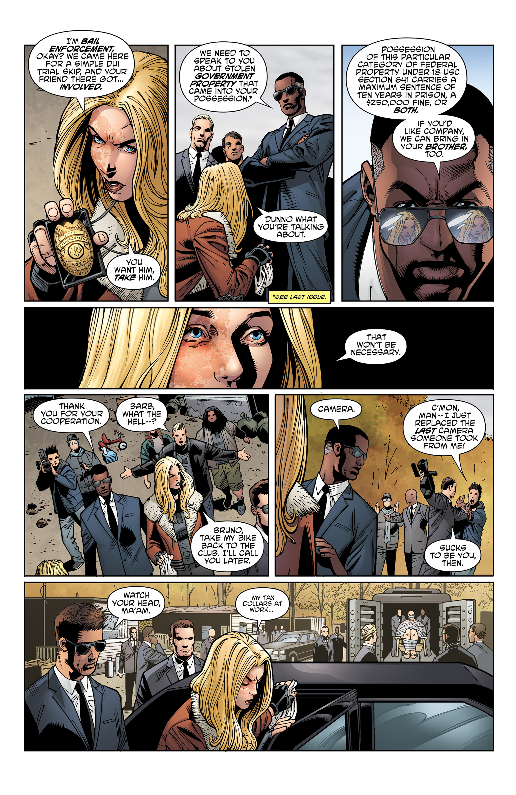 Read online Barb Wire (2015) comic -  Issue #5 - 12