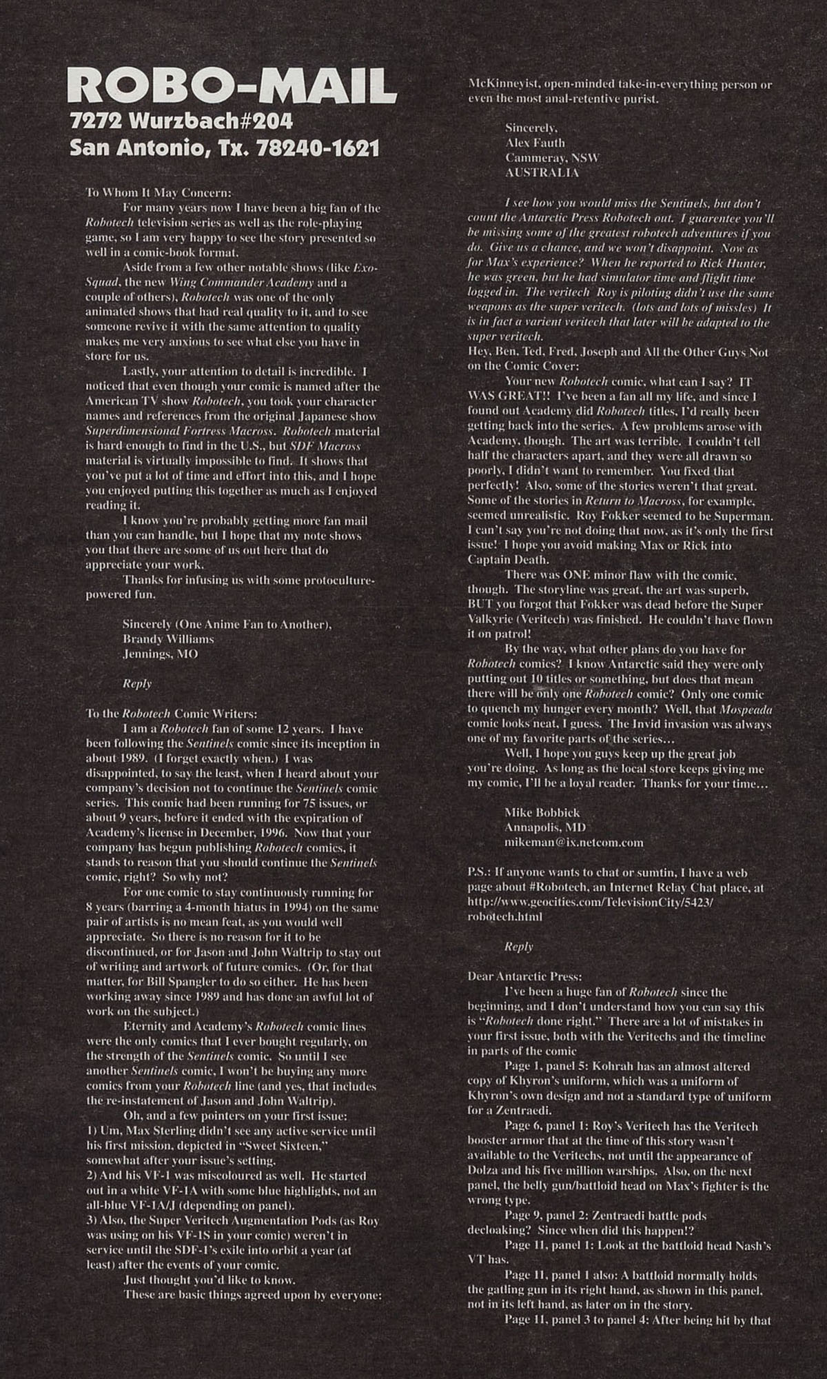 Read online Robotech (1997) comic -  Issue #2 - 27